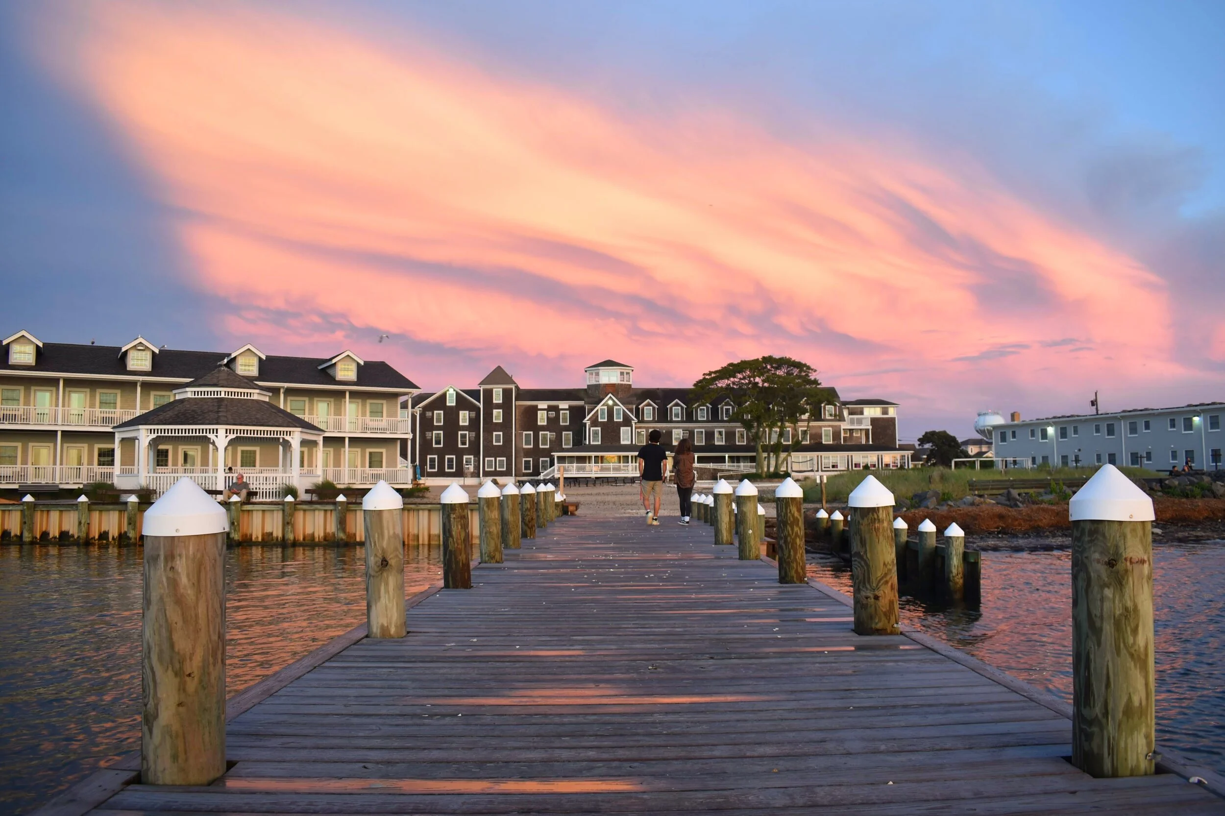 Sunset view from dock