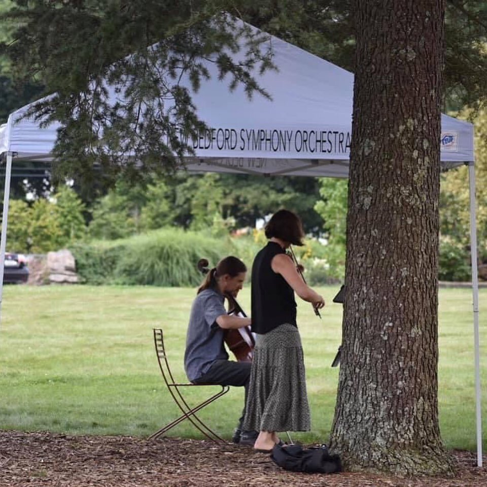 Thank you to all of the brave souls who came out to Haskell Gardens today to listen to our concert in the heat. And, a big thank you to the New Bedford Symphony for organizing these beautiful park concerts!