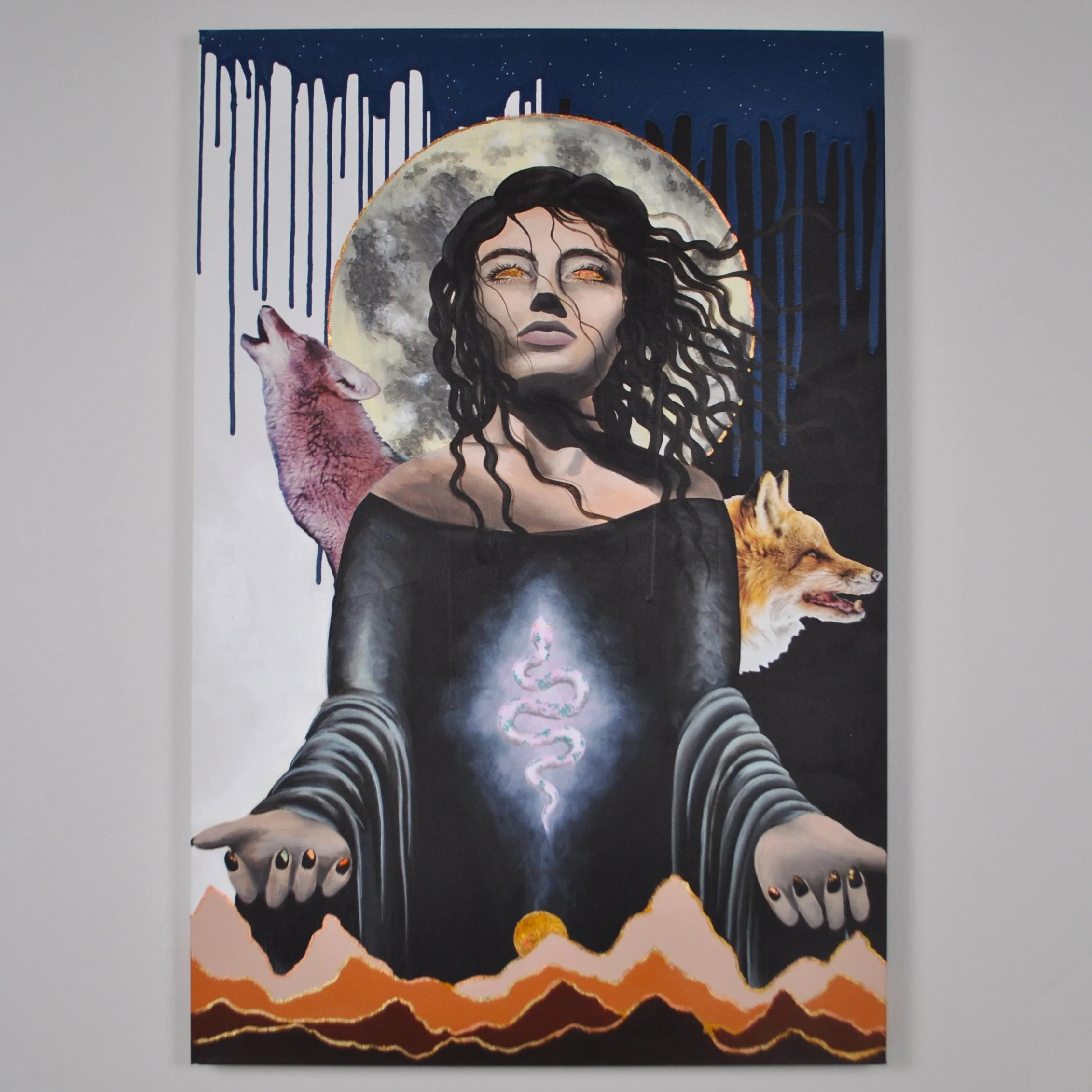 Character
acrylic & collage on canvas
2021