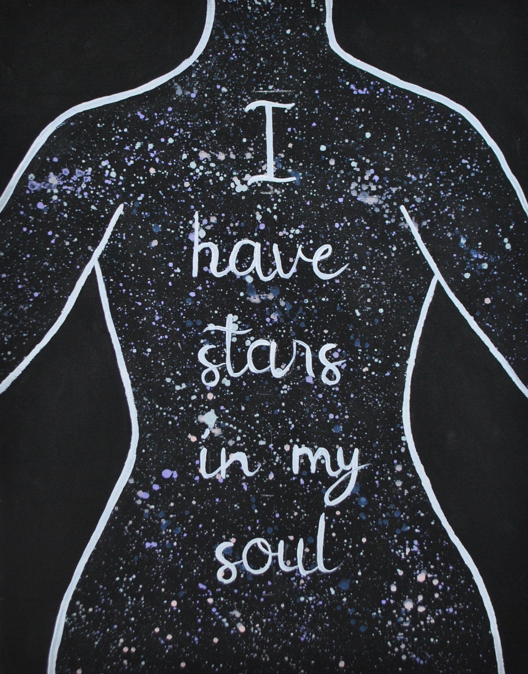 Stars in the Soul
acrylic on canvas board
2020