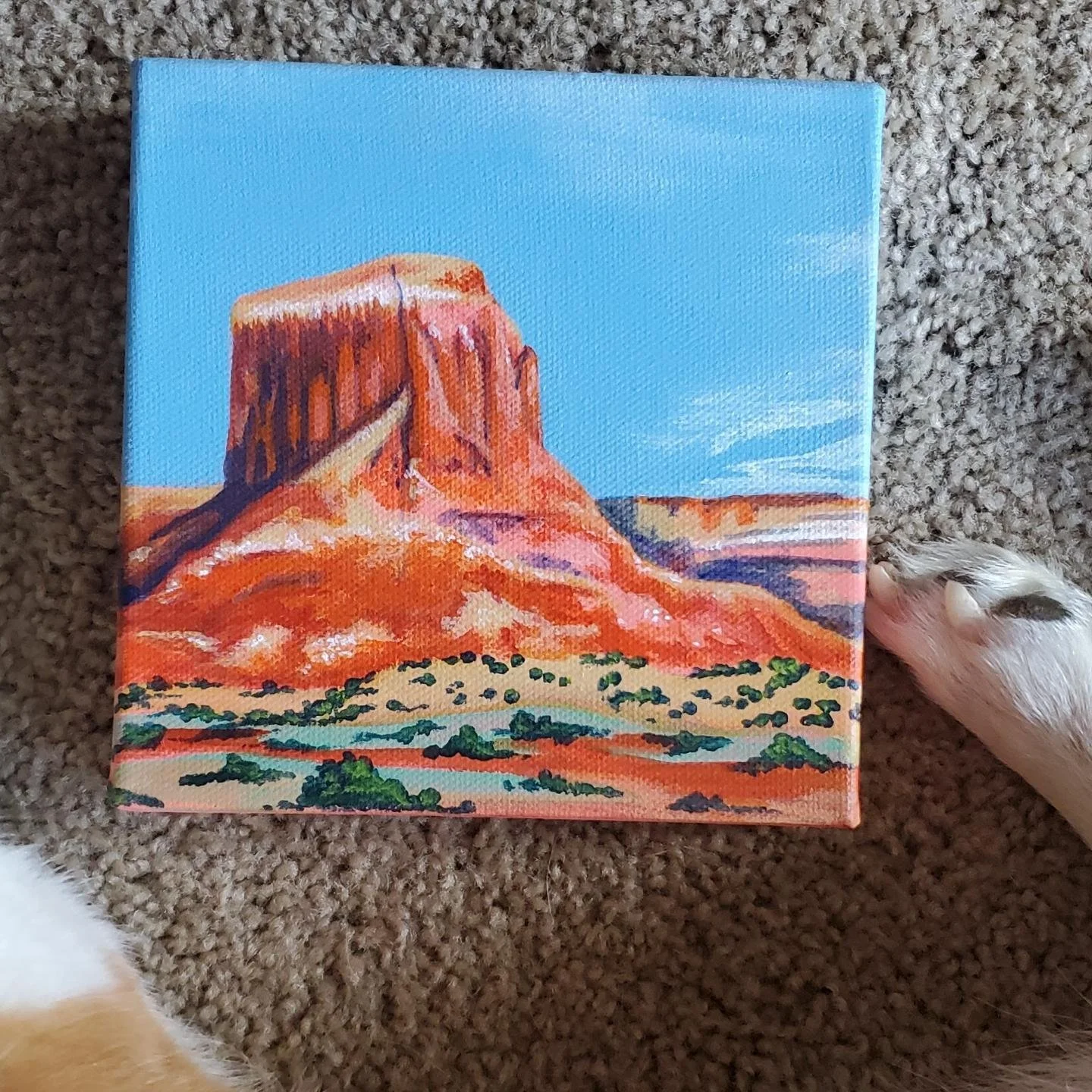 Desertscape Series #7
acrylic on canvas
2021