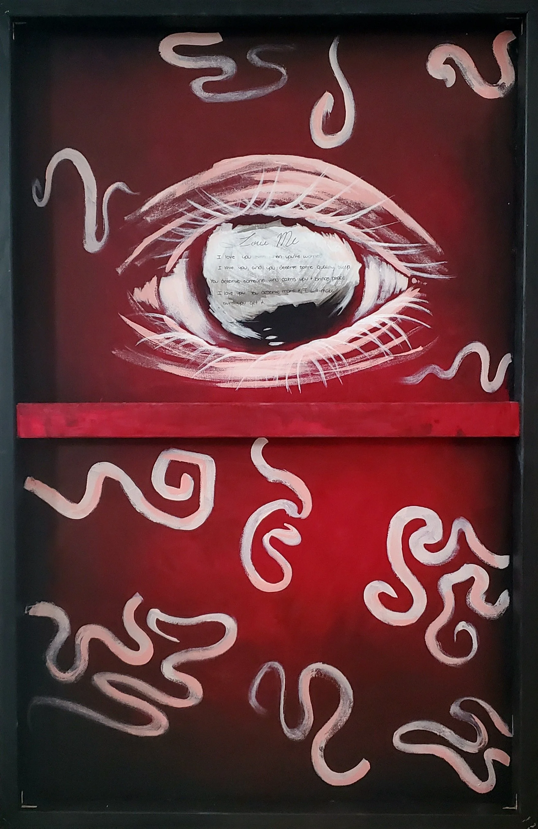 Heart (back side)
acrylic & mixed media on canvas
2021