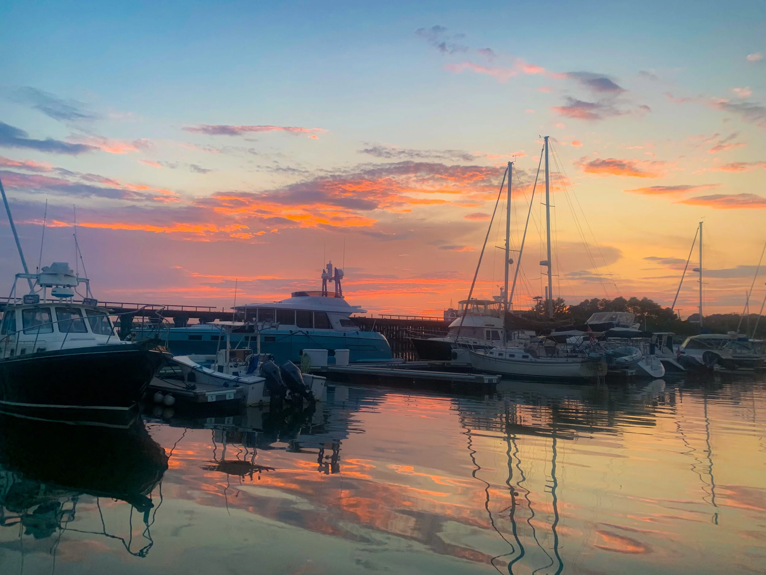 Sunset in Portland Maine