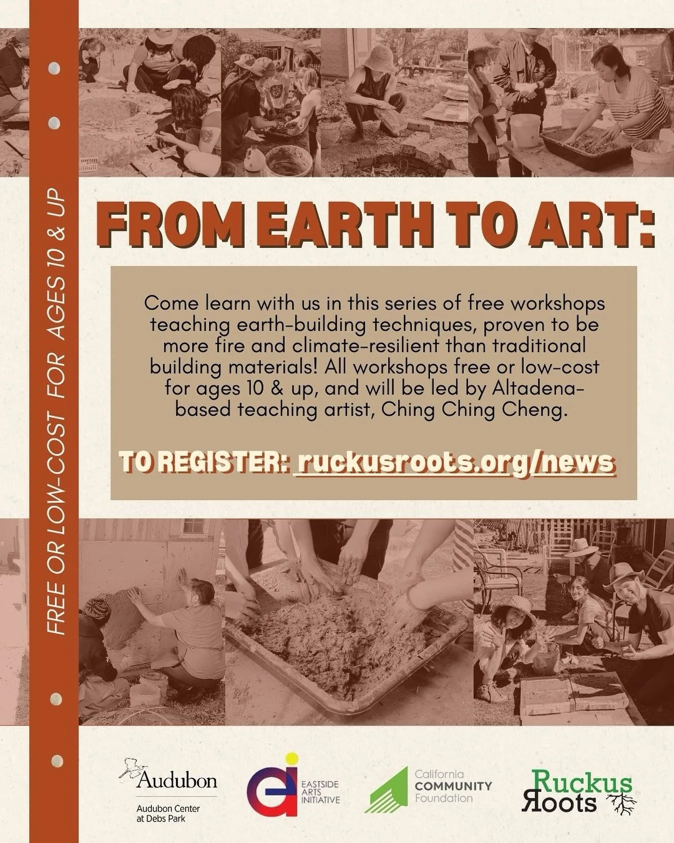 Spots are still available for our fall earth-building series! Register yourself and all your earth-loving pals now for free! ✨