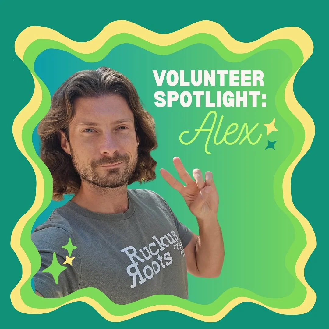 Meet Alex, who has been volunteering on and off with us since way back in 2021! 
We love our volunteers...they truly add so much positive energy to our programs, and enhance the experiences of participants! If you’ve ever considered voluntee
