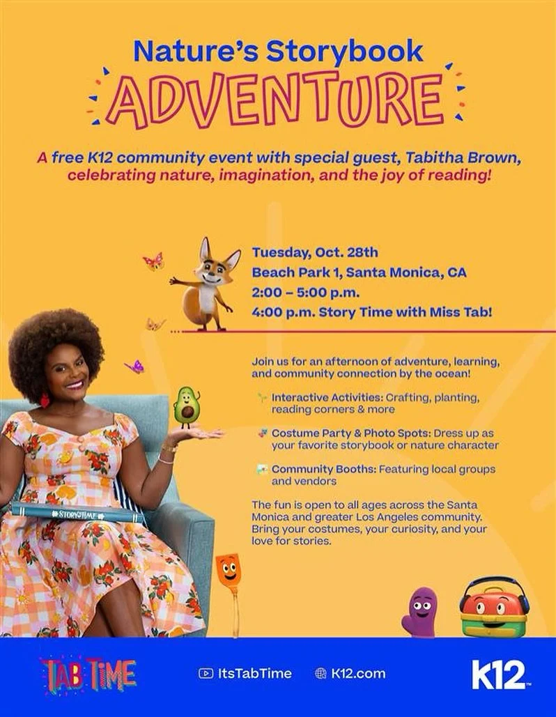 💙TOMORROW!💙 
Come see us at this free family event w/ @officialtabtime and @k12learn, where we’ll be leading a “Colors of California” activity to create a community art piece inspired by CA native plants and animals! Here’s