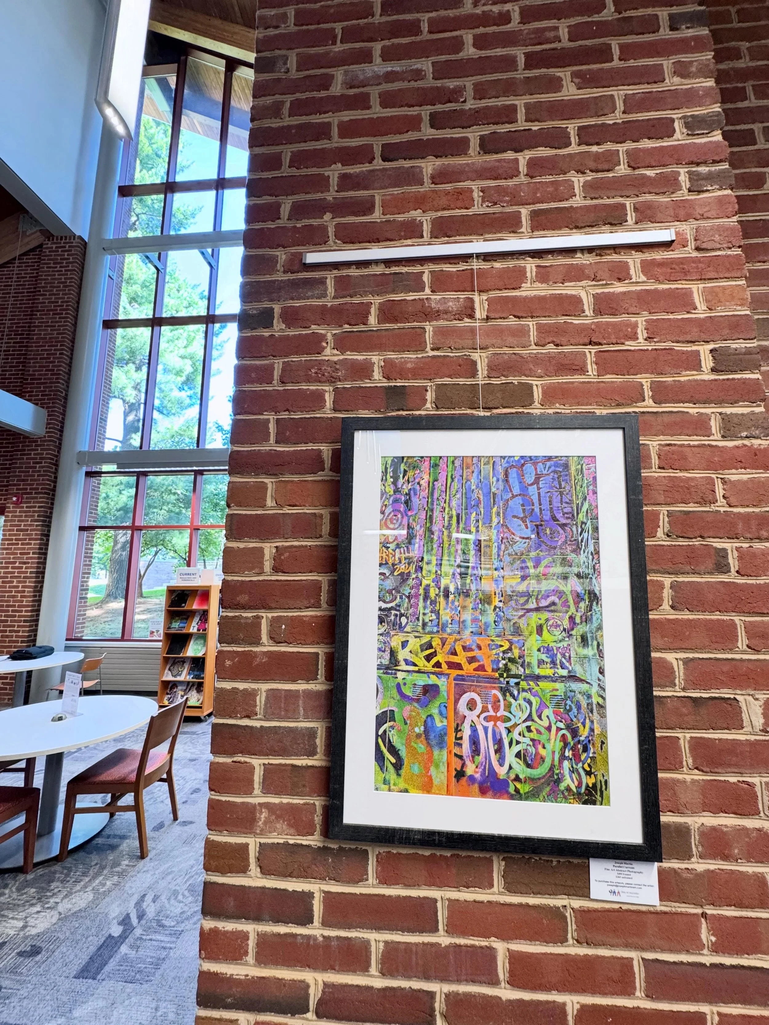 But really!

The Olney Library is such a beautiful backdrop to showcase incredible artwork.

Loved dropping by to view Joseph&rsquo;s work.

Make sure to swing by before 09/22! 

#olneylibrary #olneyartassociation #marylandart #mocomd #montgomerycoun