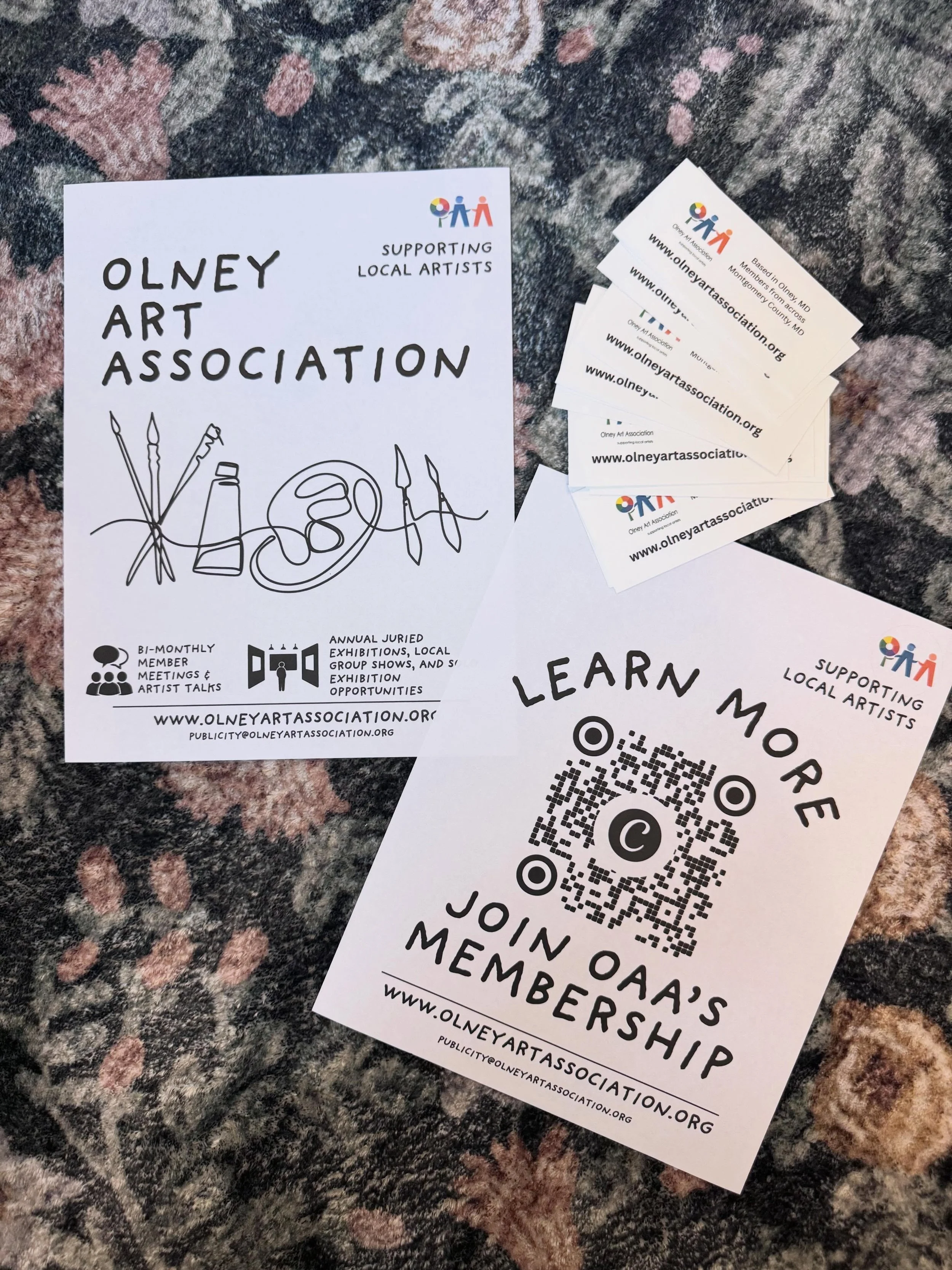 Behind the scenes prep work is happening! 

OAA is gearing up for this weekend&rsquo;s opening reception for our 2026 Juried Group Show. 

Hope to see you there. 

(Details in bio and at olneyartassociation.org) 

#mocomd #localarts #olneyartassociat