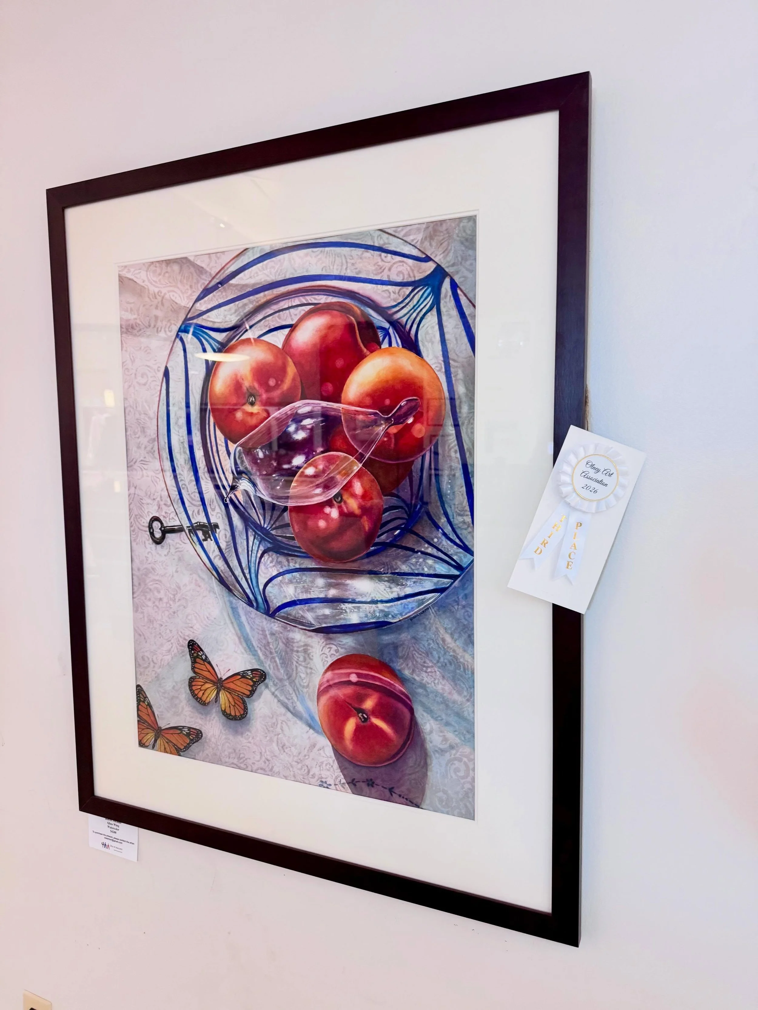 Big congrats to Karen Norman on her Third Place 🥉 ribbon at this year&rsquo;s OAA Juried Group Show! 

#localart #olneyartassociation #mocomd #olneymd #marylandart