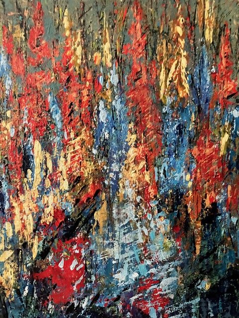 Bourdeaux, Sandra  "Foxglove". Acrylic  11X 14  $300