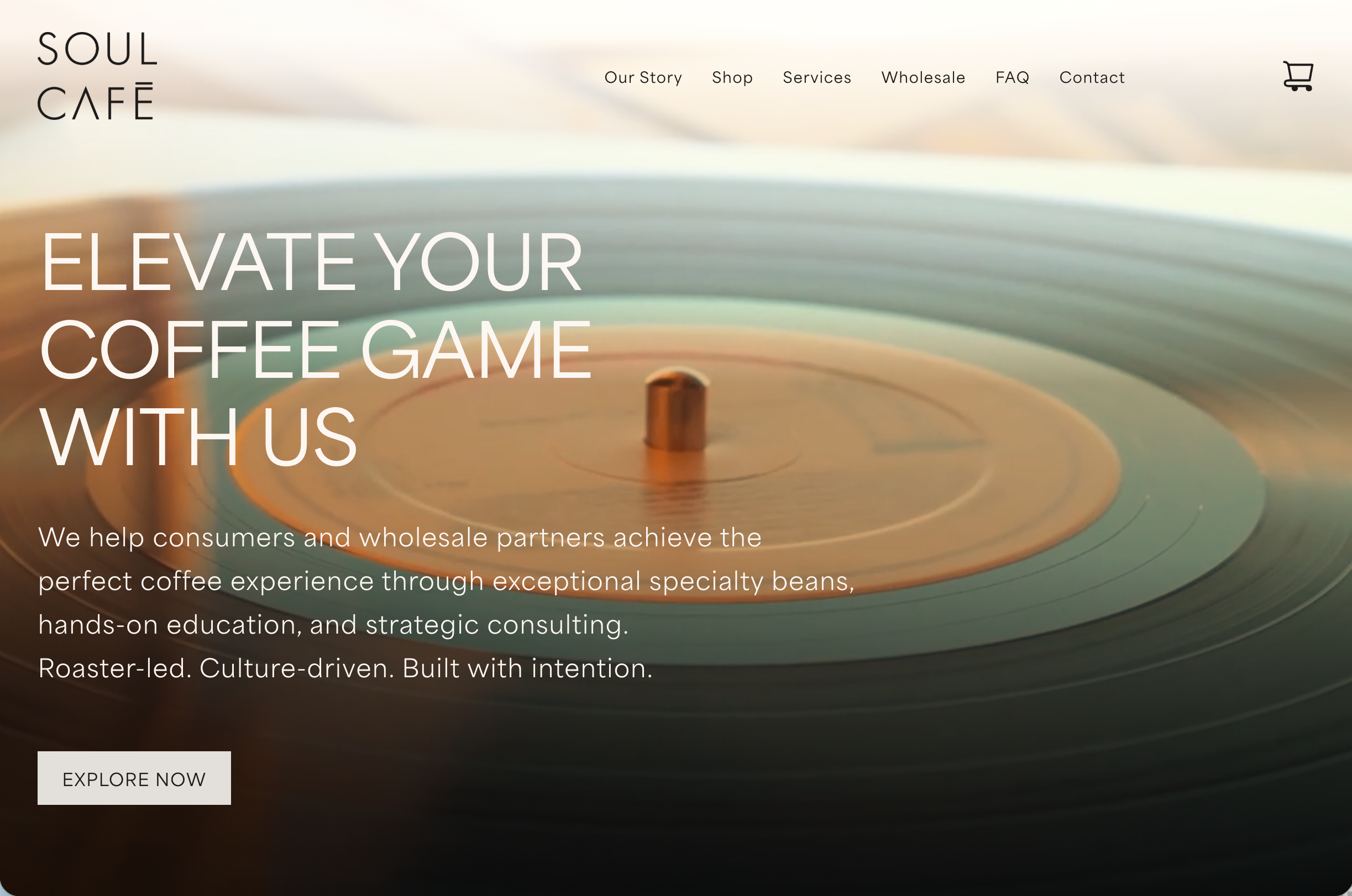 Soul Café Coffee Website