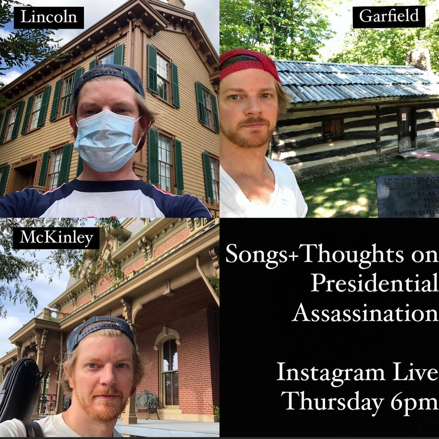 157 years ago this week, John Wilkes Booth committed the first Presidential Assassination at Ford&rsquo;s Theater, just days after the Civil War ended. Join me on Instagram Live THURSDAY (4/13) 6pm PST, I&rsquo;ll be sharing some new songs I&rsquo;ve