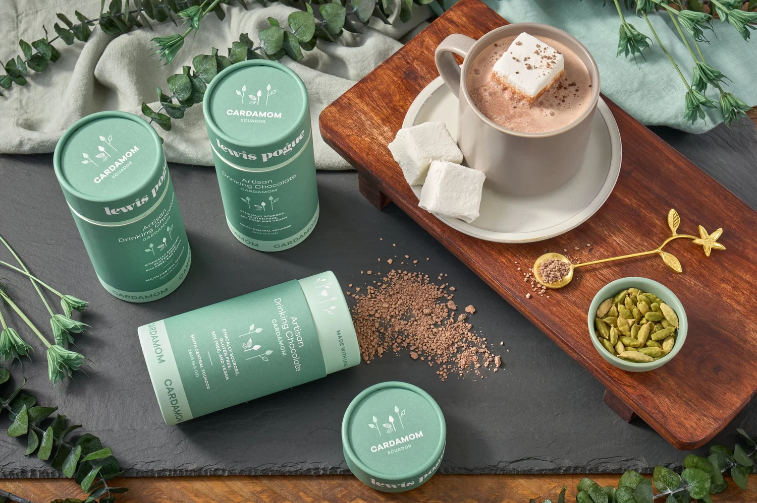 Cardamom Artisan Drinking Chocolate — lewis pogue
