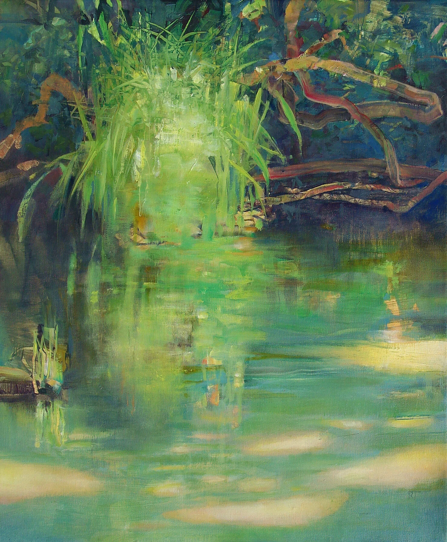 Summer Water 4 oil on canvas 24x20 inches.JPG