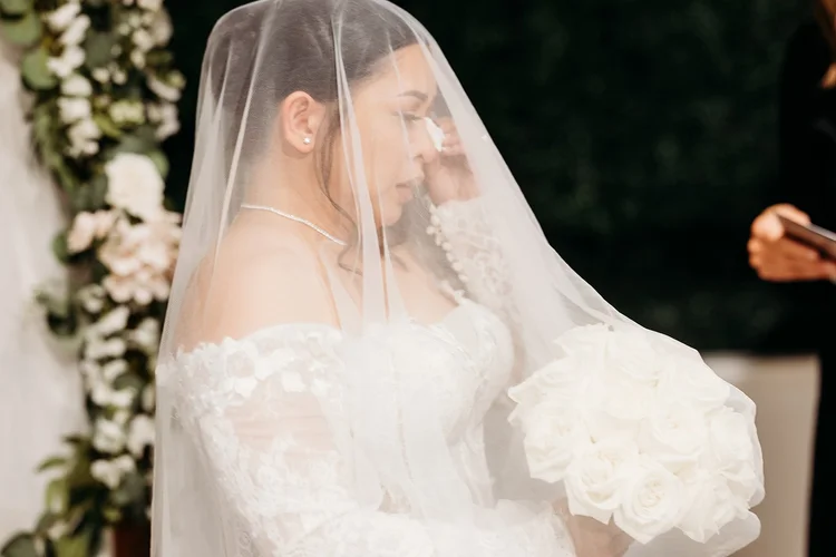 Stacey and Sameer first dance at Gather wedding