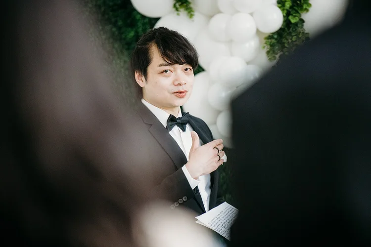 Beautiful floral and table decor details at Gather wedding