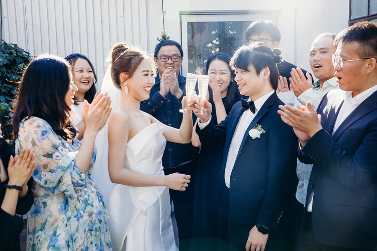 Walnut Creek elopement wedding ceremony at Gather