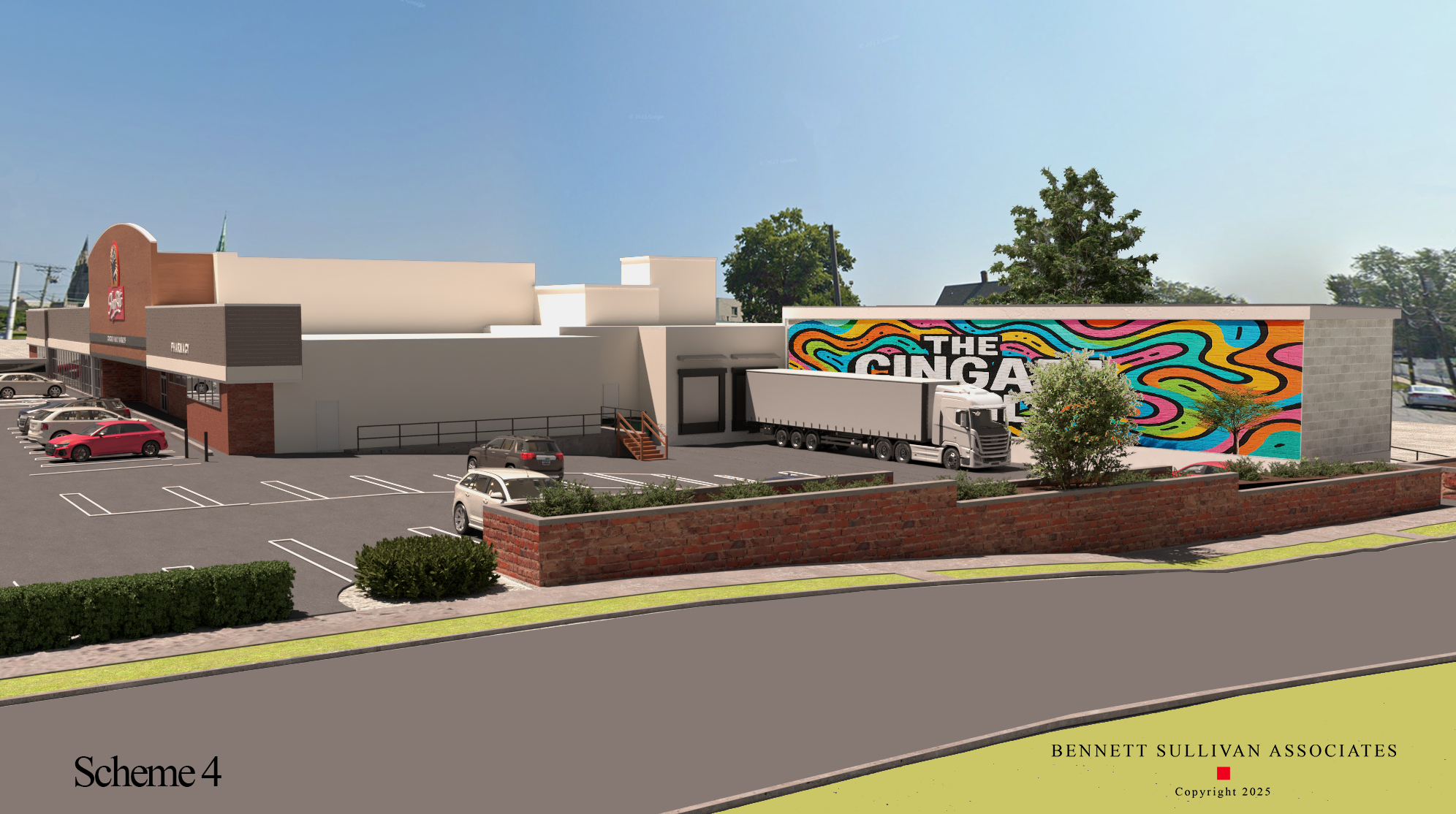 Proposed loading dock addition mural