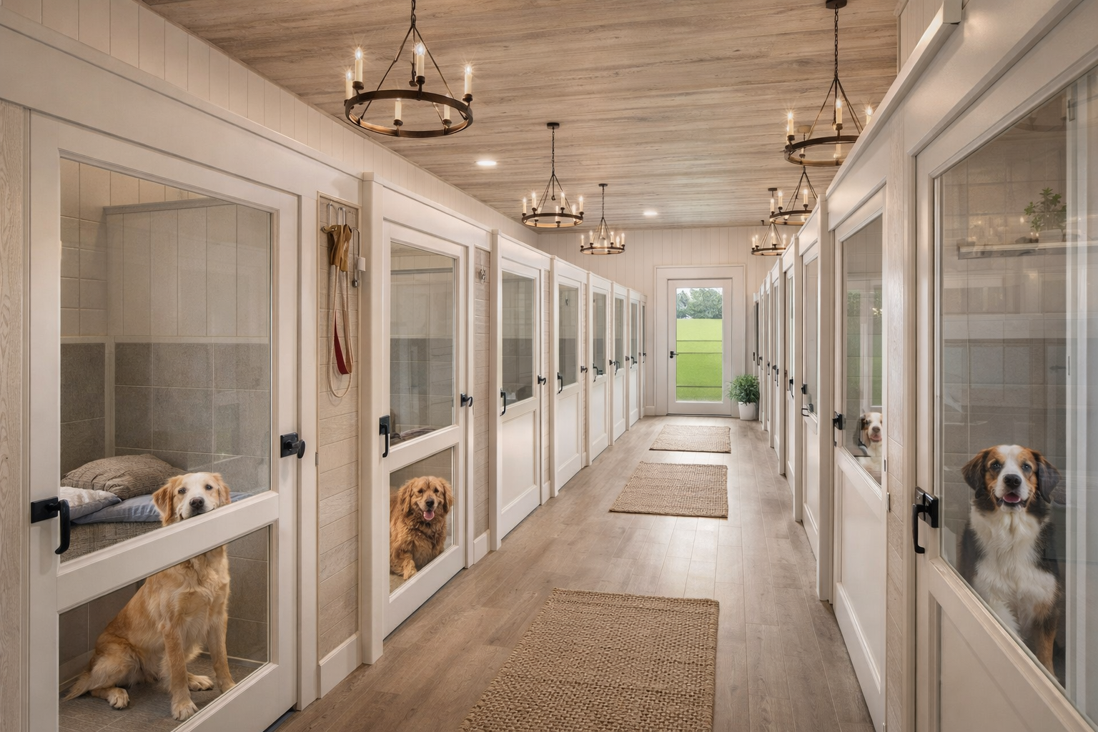 A render concept - Doggy Kennels