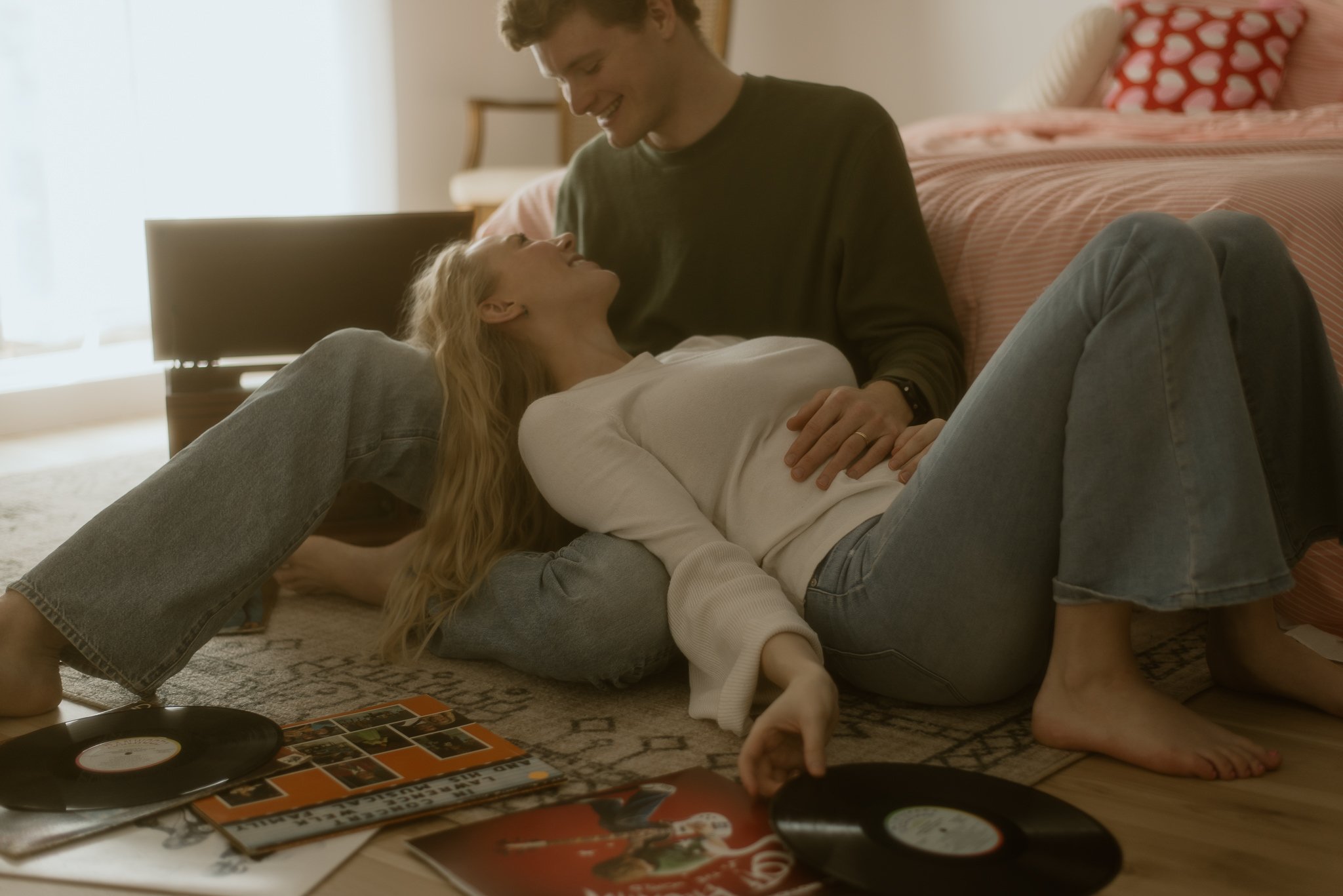 Vintage-Record-Home-Couple-Session-Utah-9