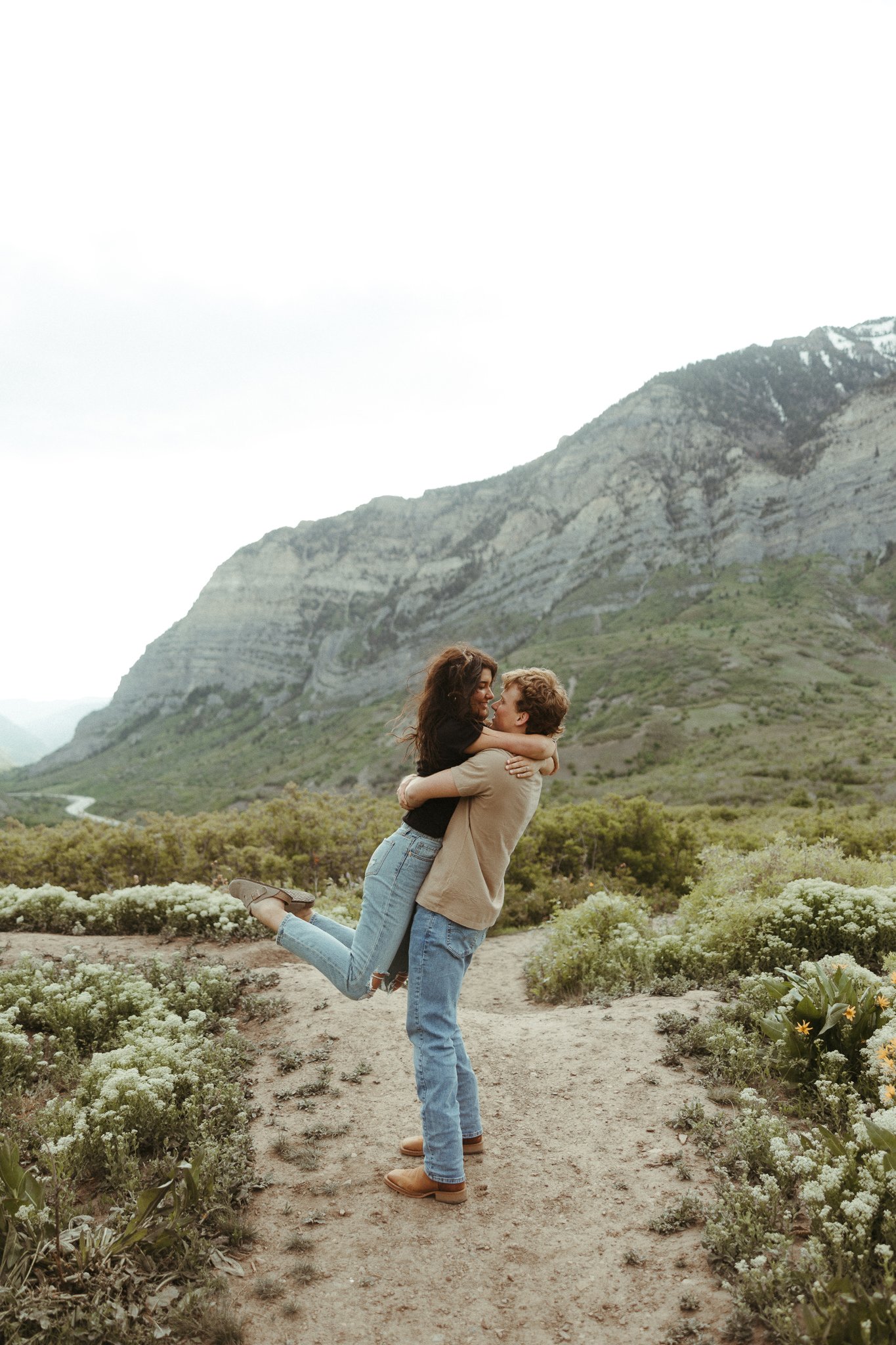 Spring-Provo-Canyon-Wildflowers-Engagement-Session-69