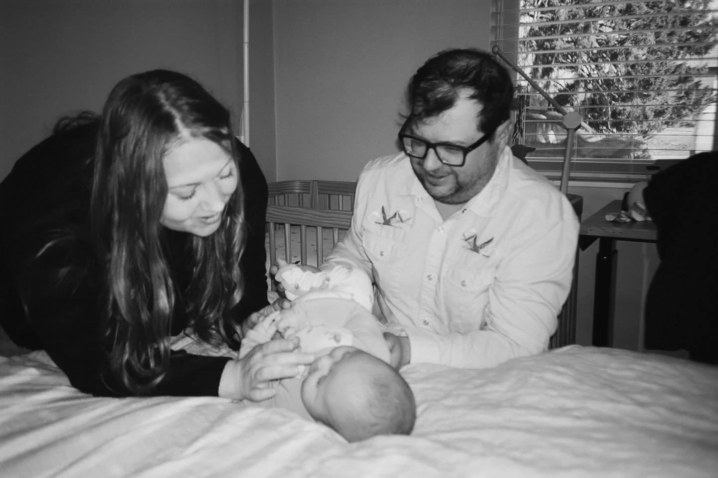 Newborn family session