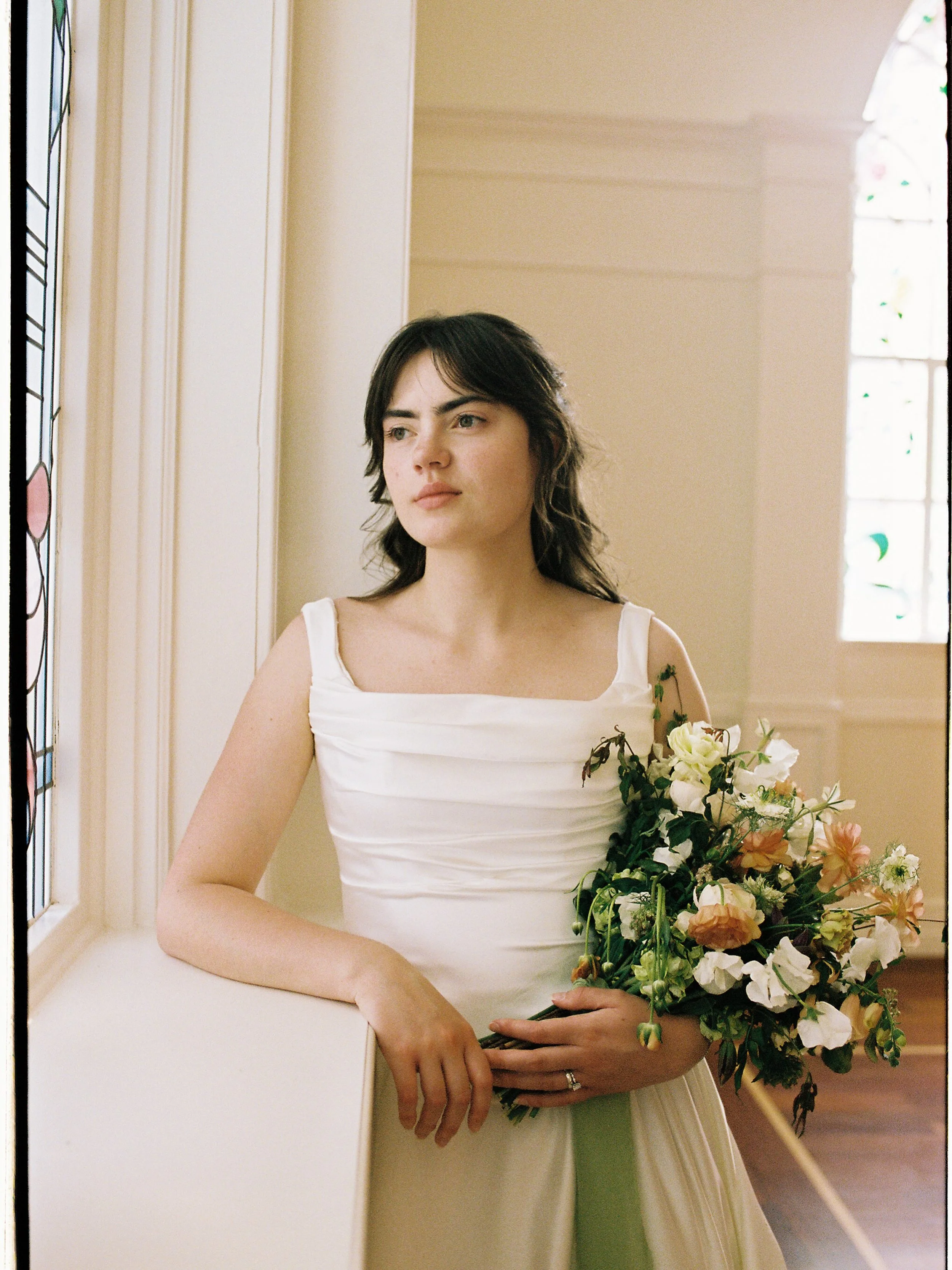 A portrait of the bride 

#utahweddingphotographer #portraitonfilm #portra400