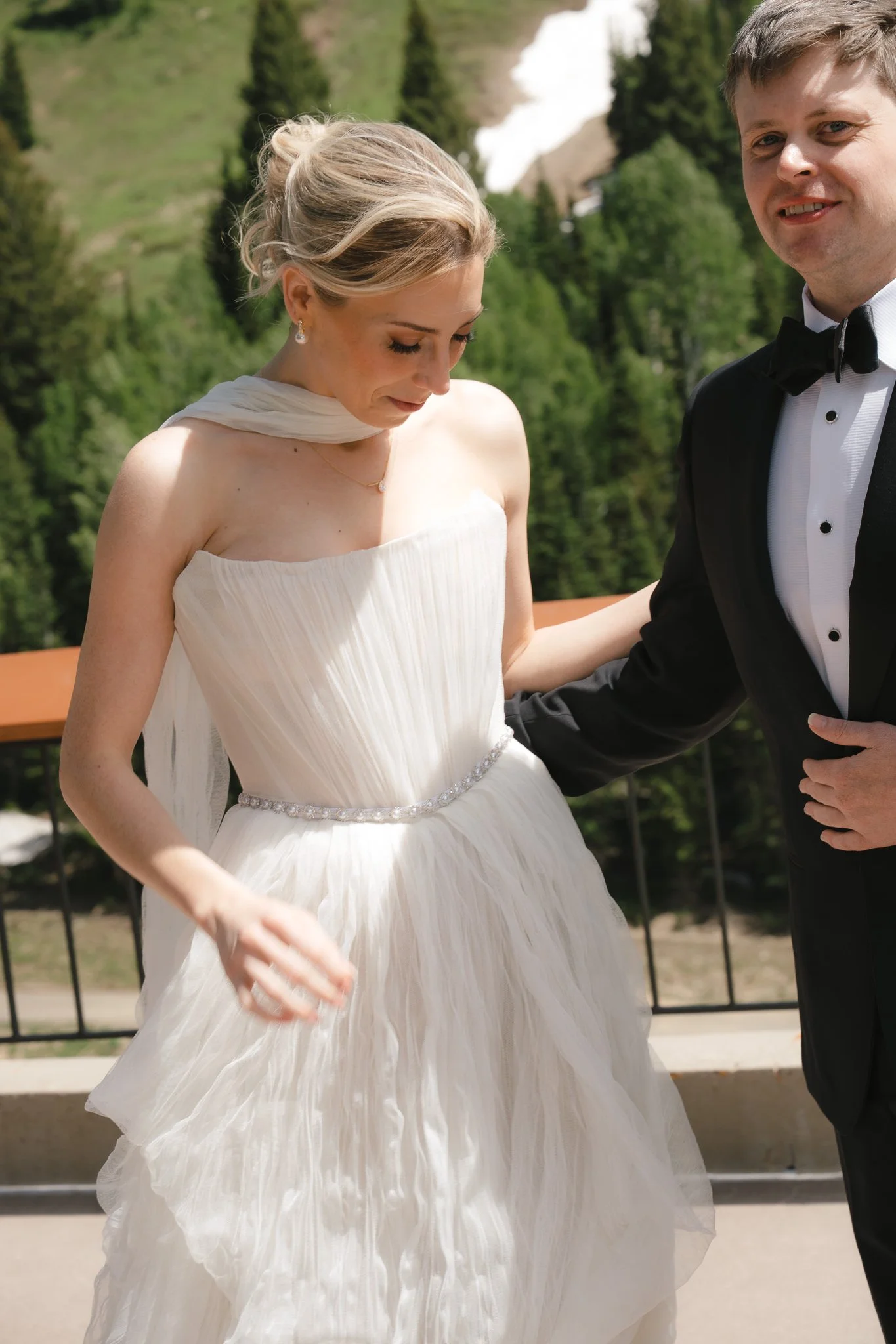 wedding first look