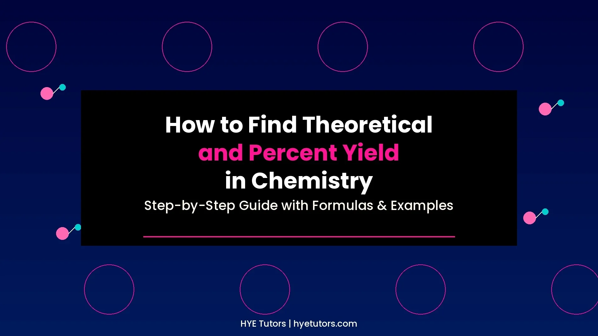 How to Find Theoretical and Percent Yield in Chemistry