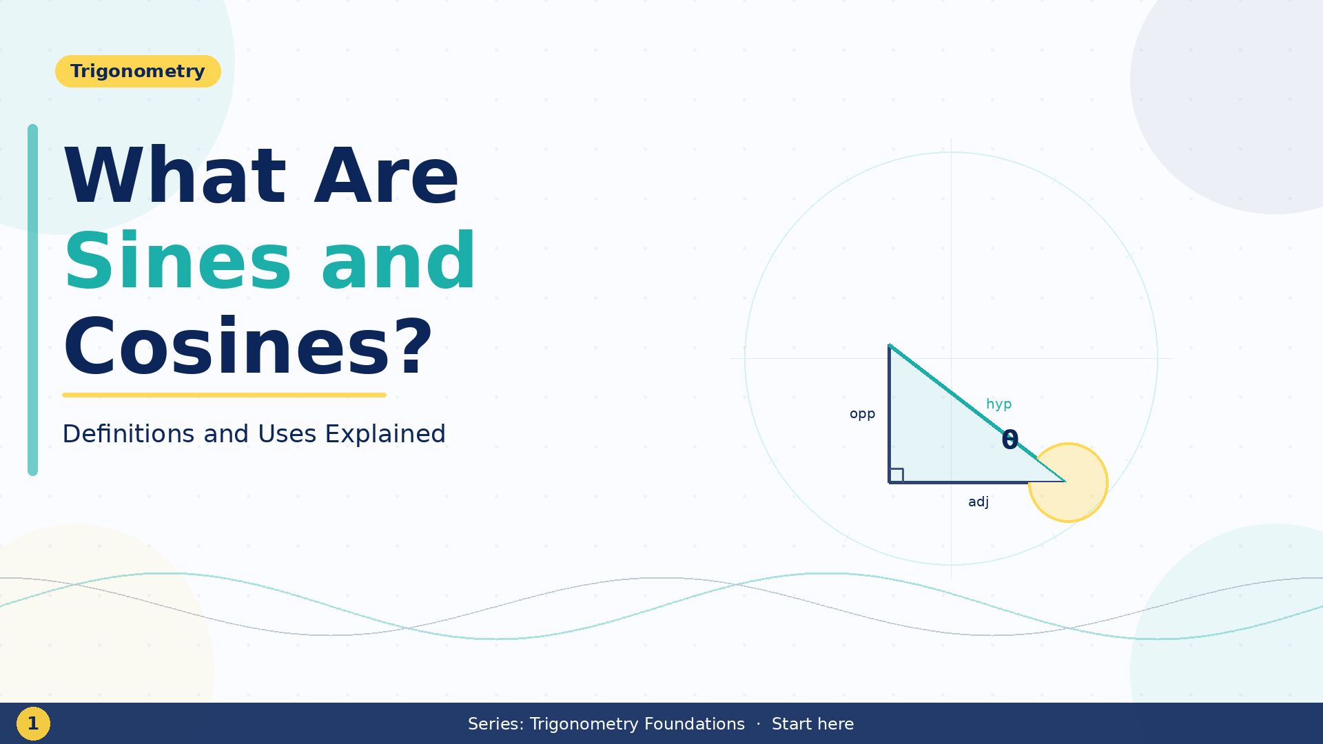 What Are Sines and Cosines? Definitions and Uses Explained