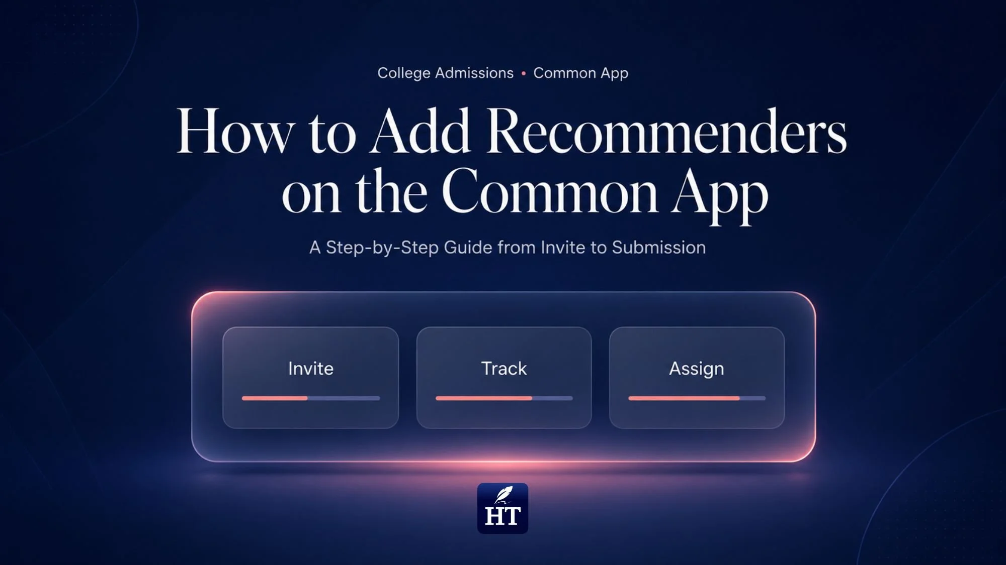 How to Add Recommenders, Teachers &amp; Counselors on the Common App