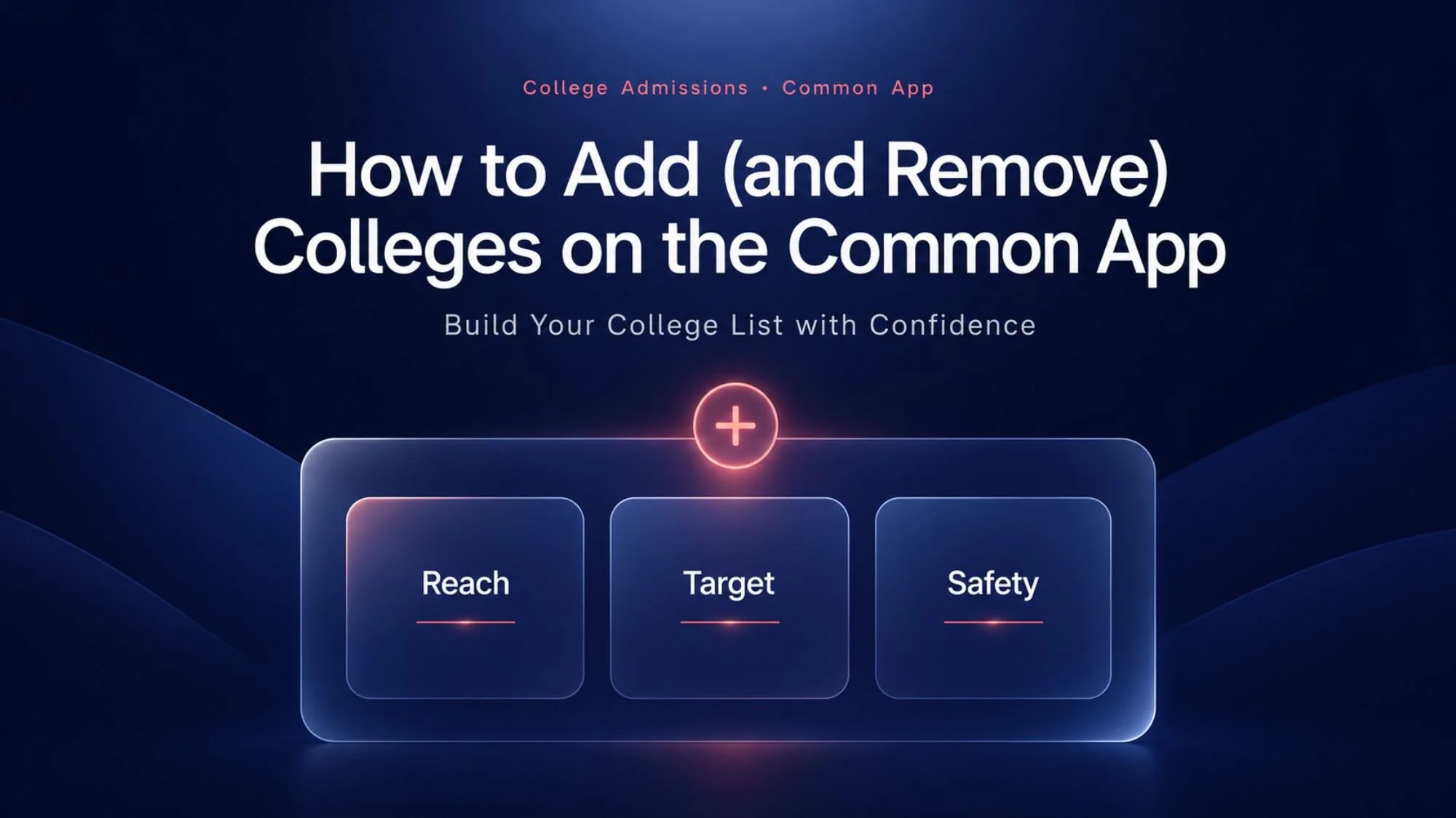 How to Add (and Remove) Colleges on the Common App