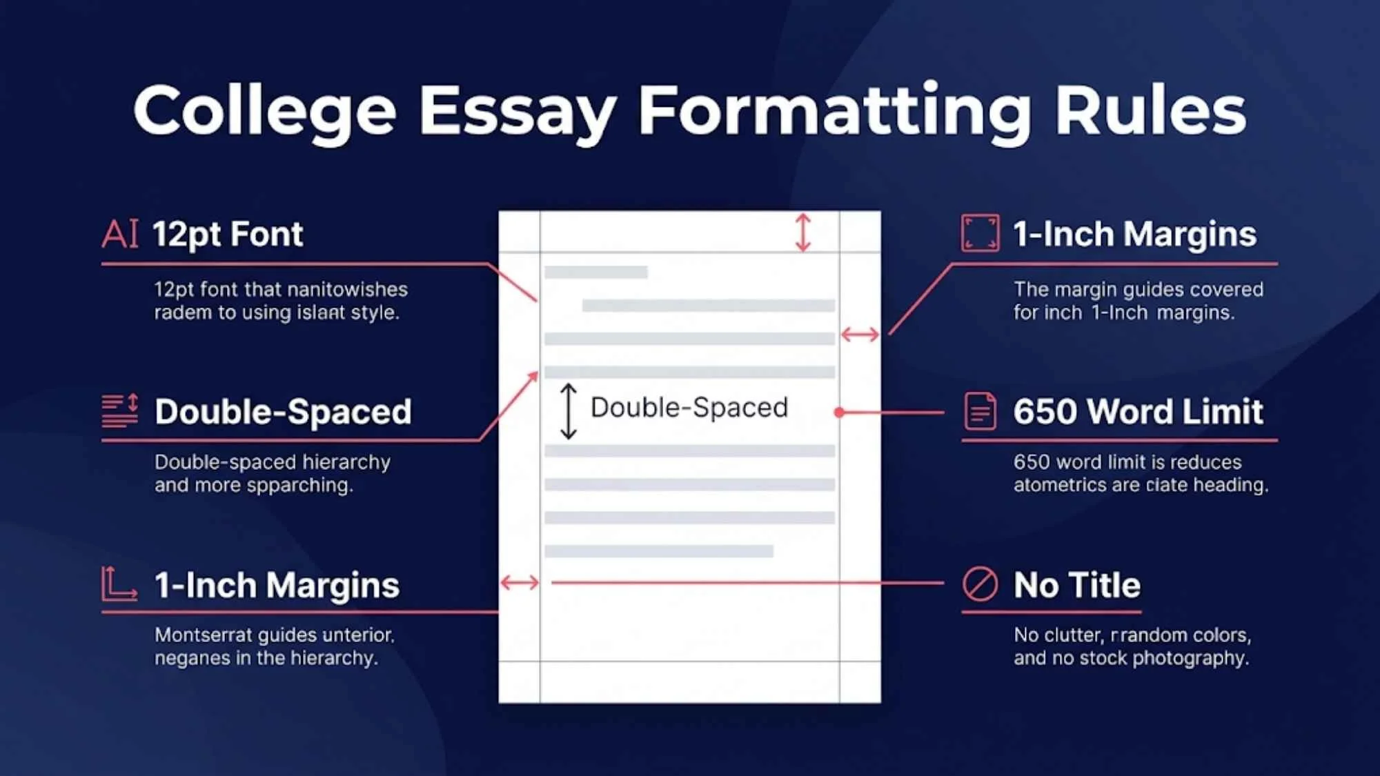 College Easy Formatting Rules