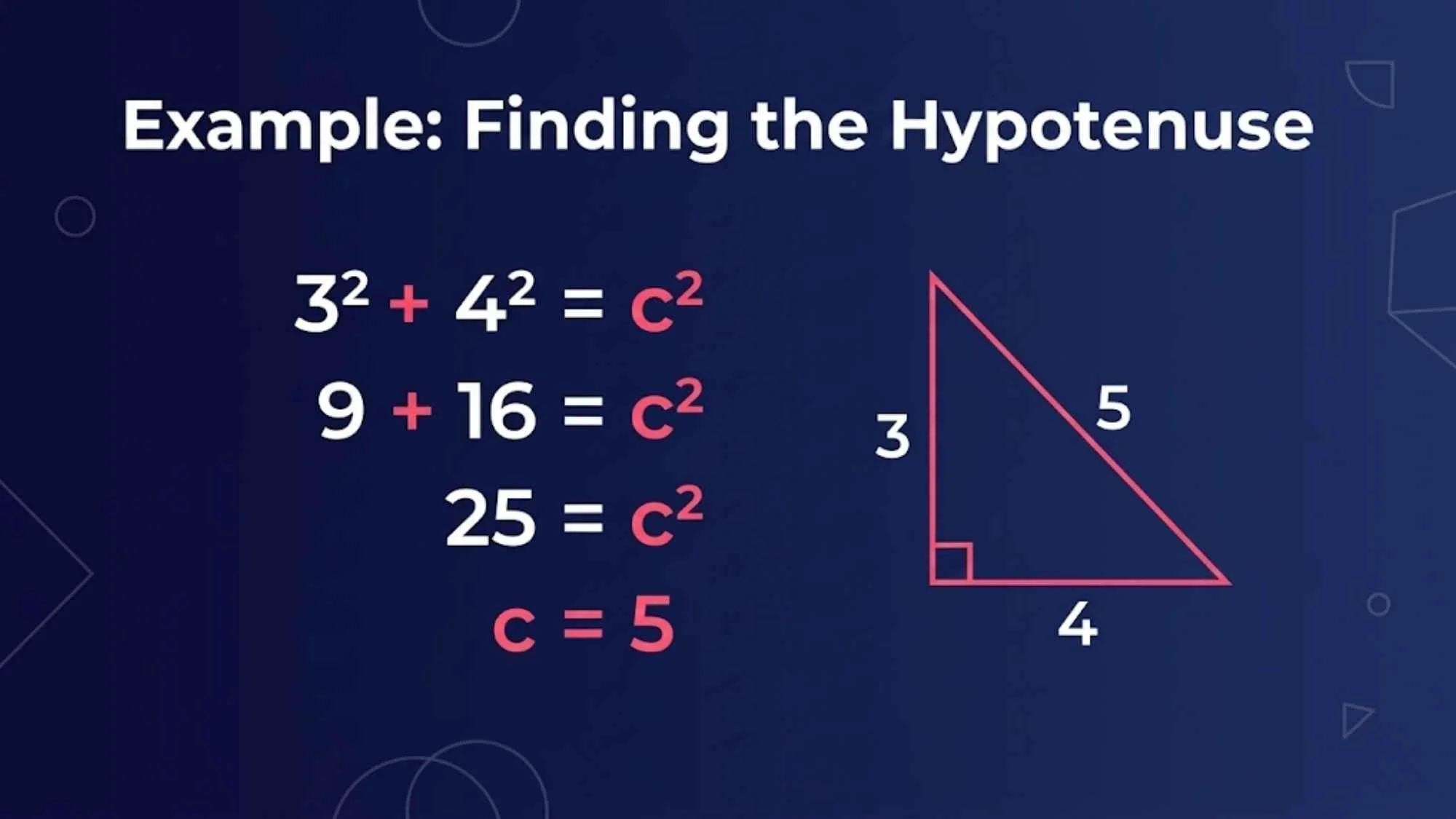 Example — Finding a Missing Leg