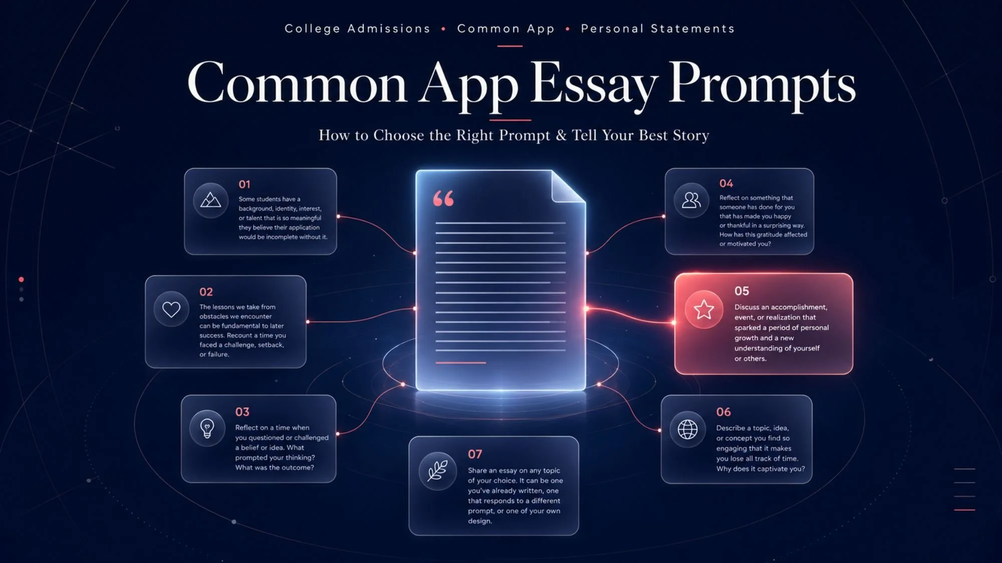 Common App Essay Prompts