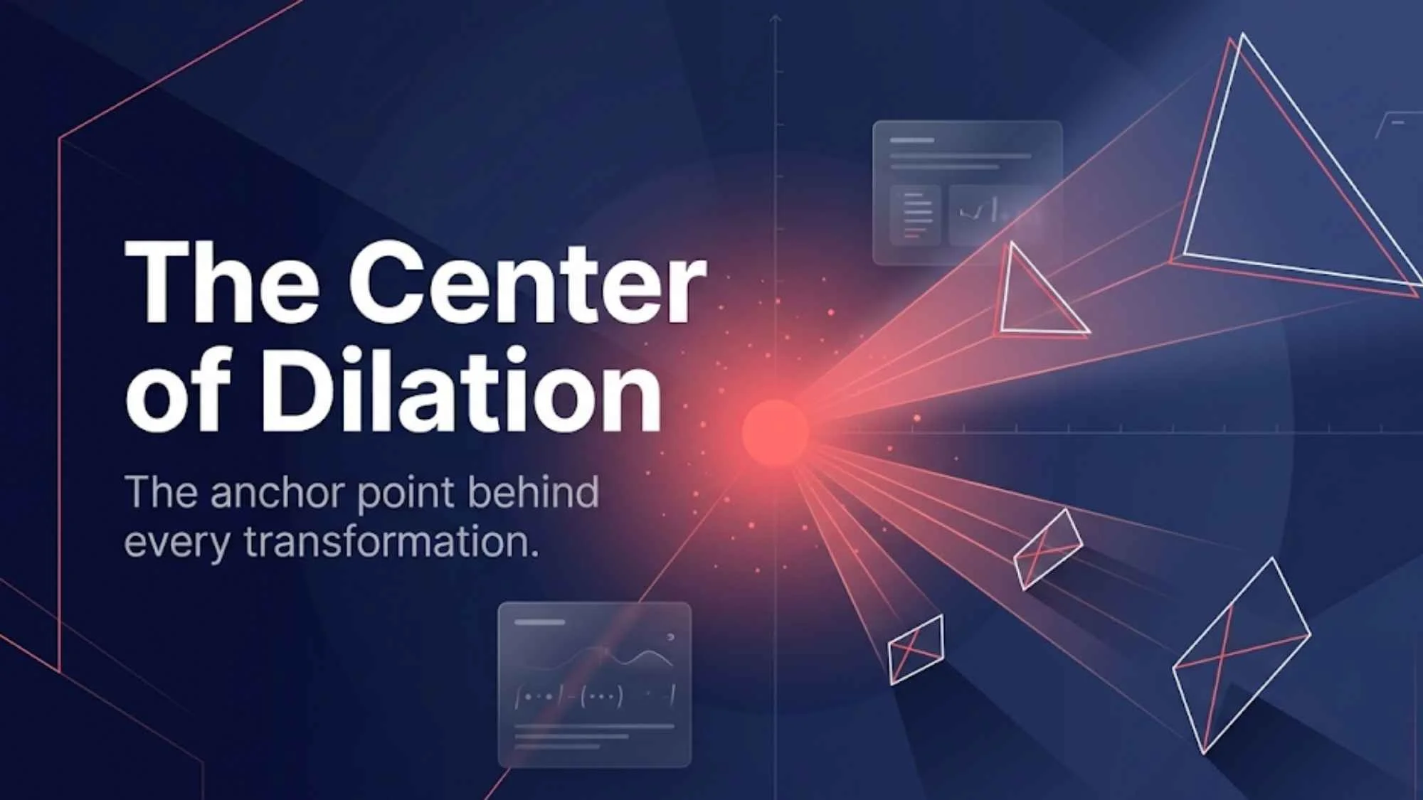 Center of Dilation