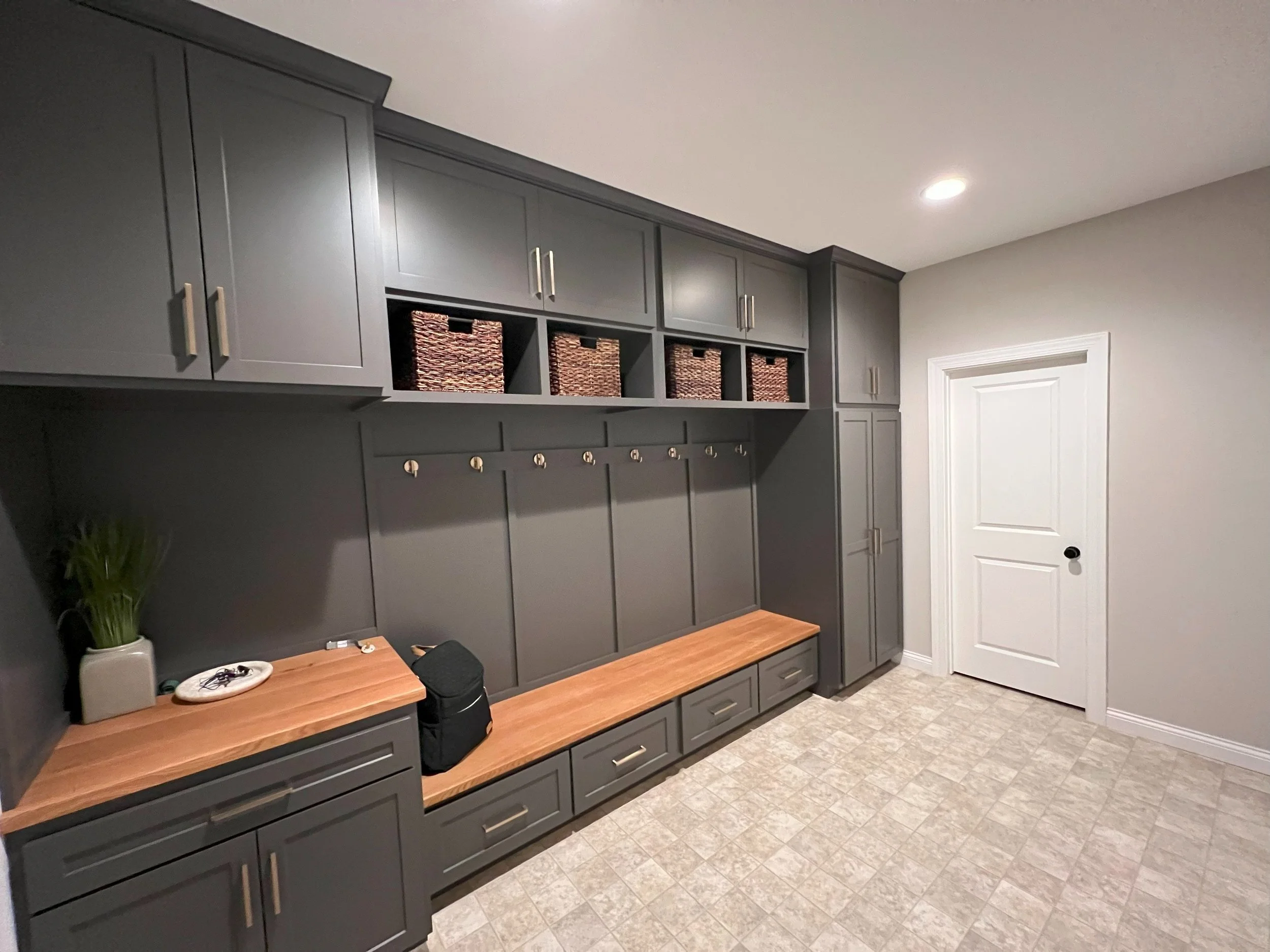 custom mudroom remodel