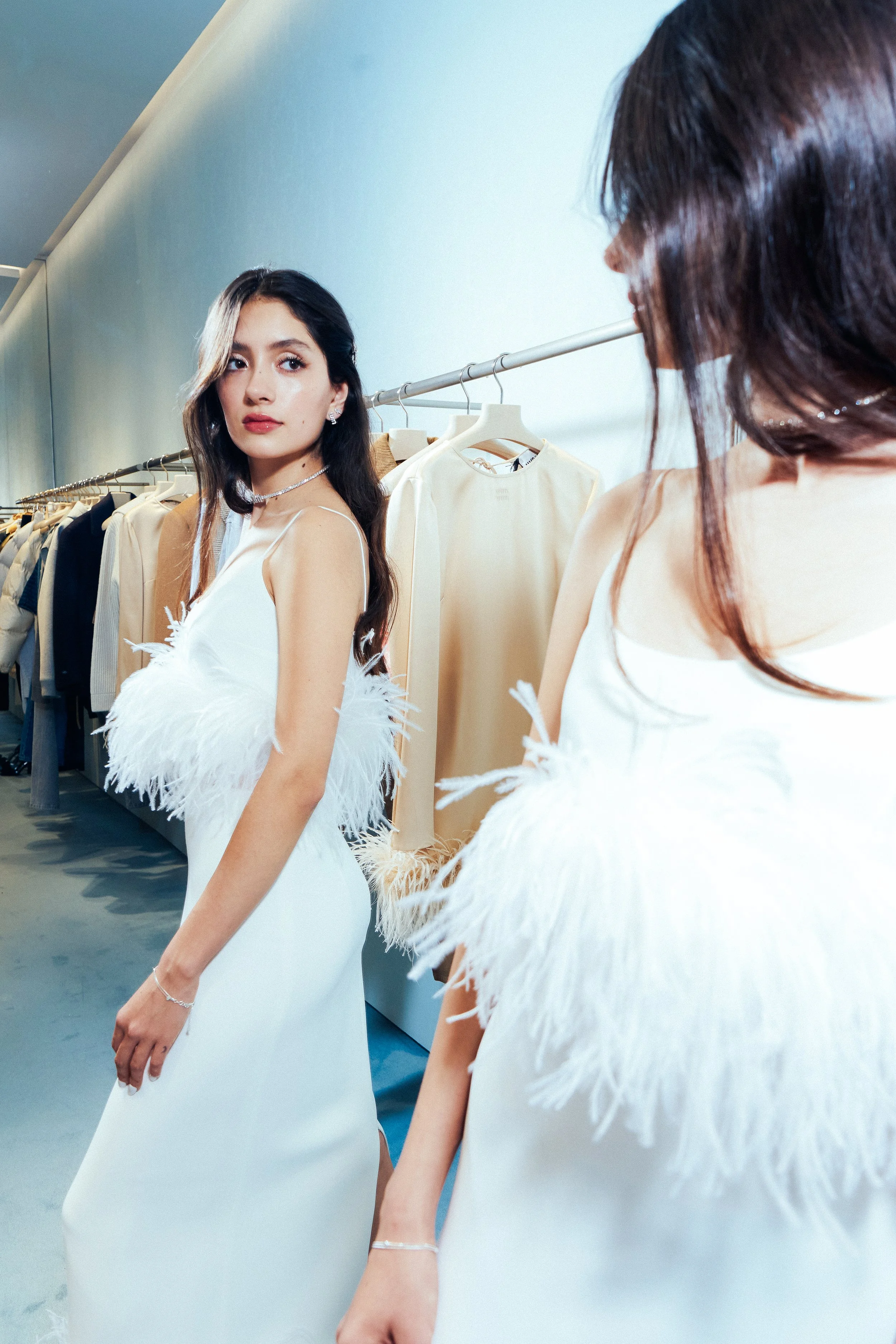 Styling session with some Miu Miu clients.