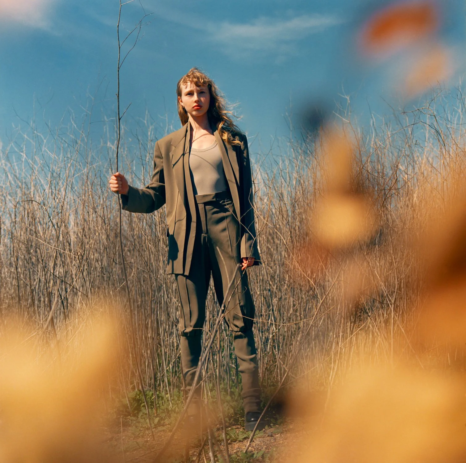 Ferragamo total outfit.