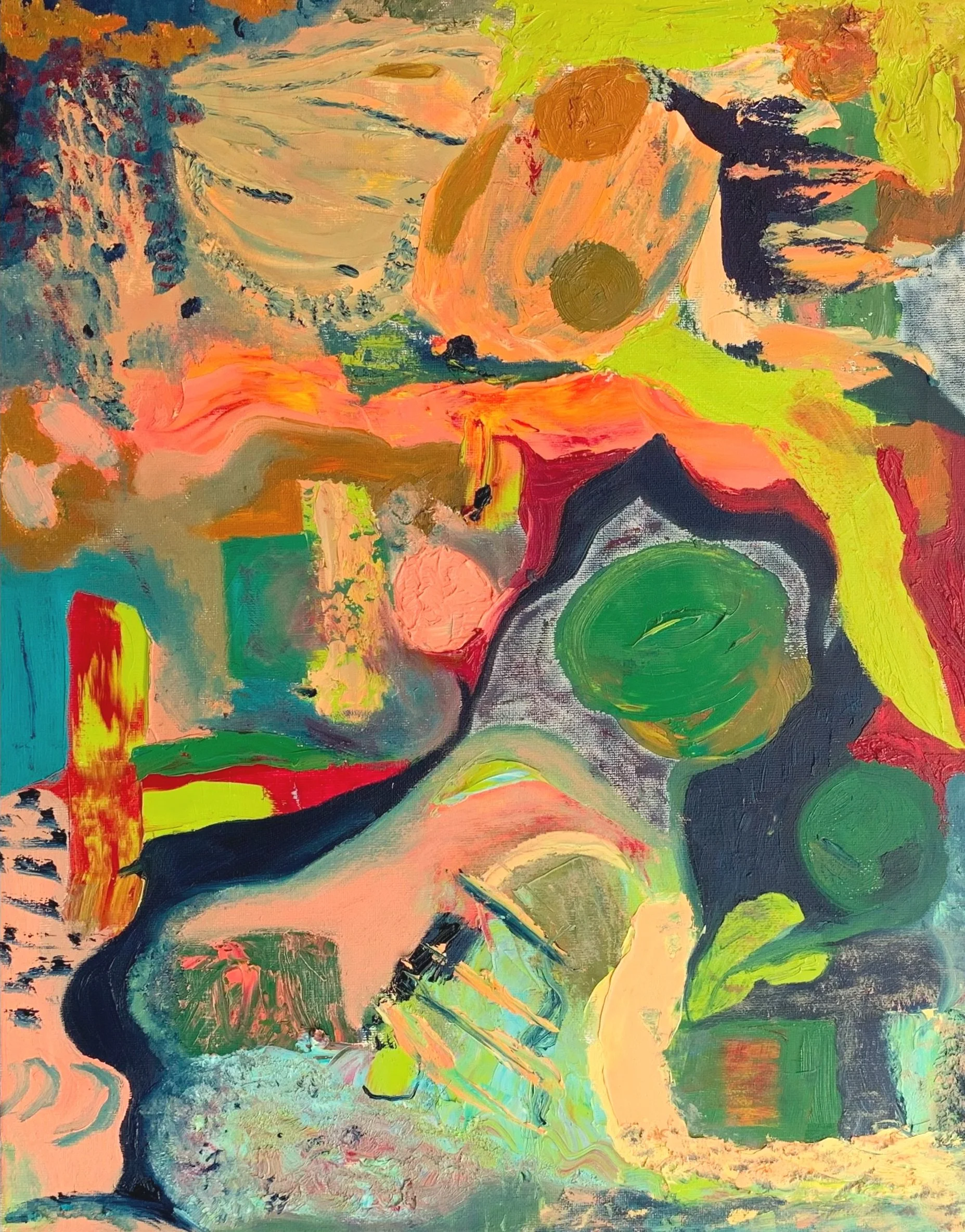 "afloat"
oil on canvas
16" x 20"