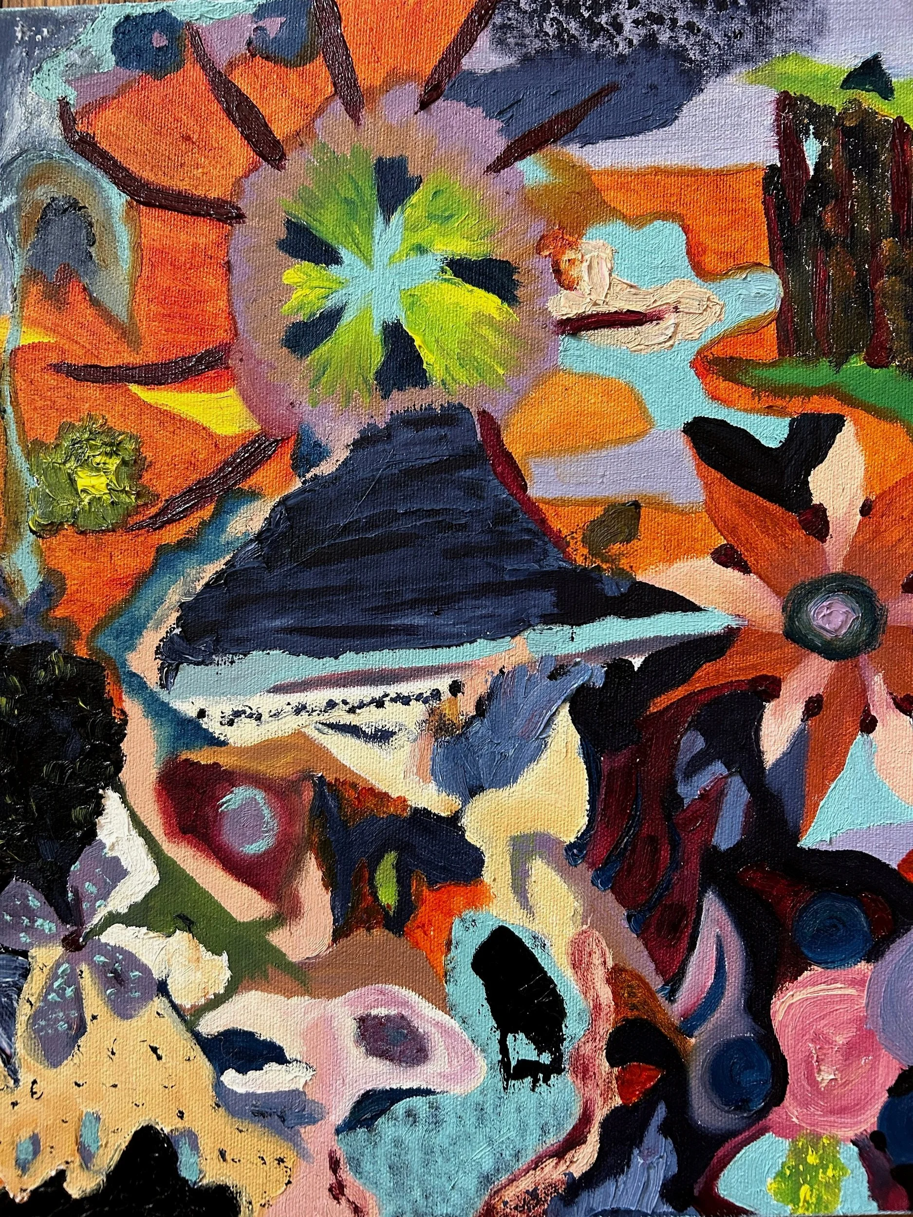 "vultures nightmare"
oil on canvas
11" x 14"