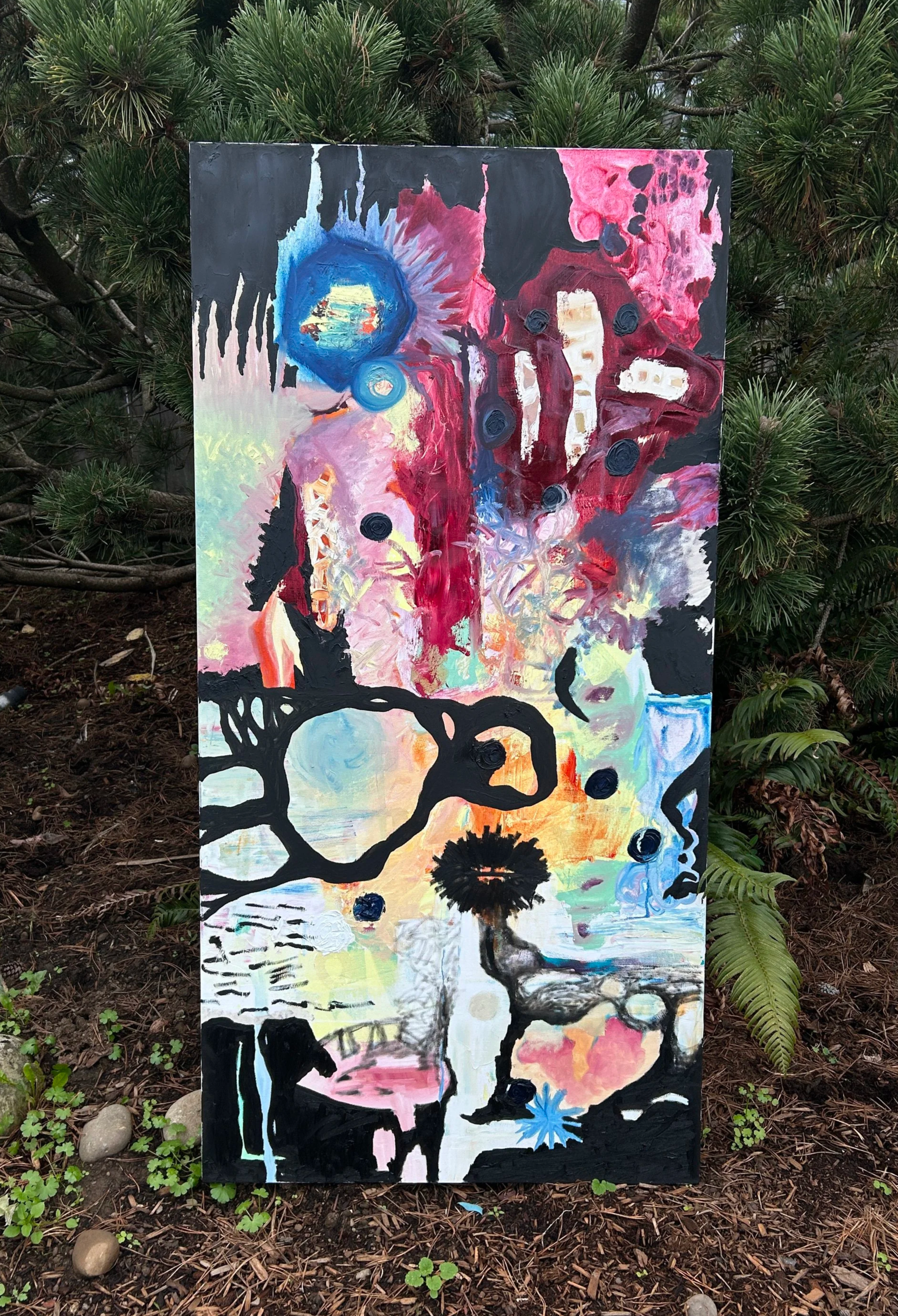 "redacted"
oil on canvas
48"24"