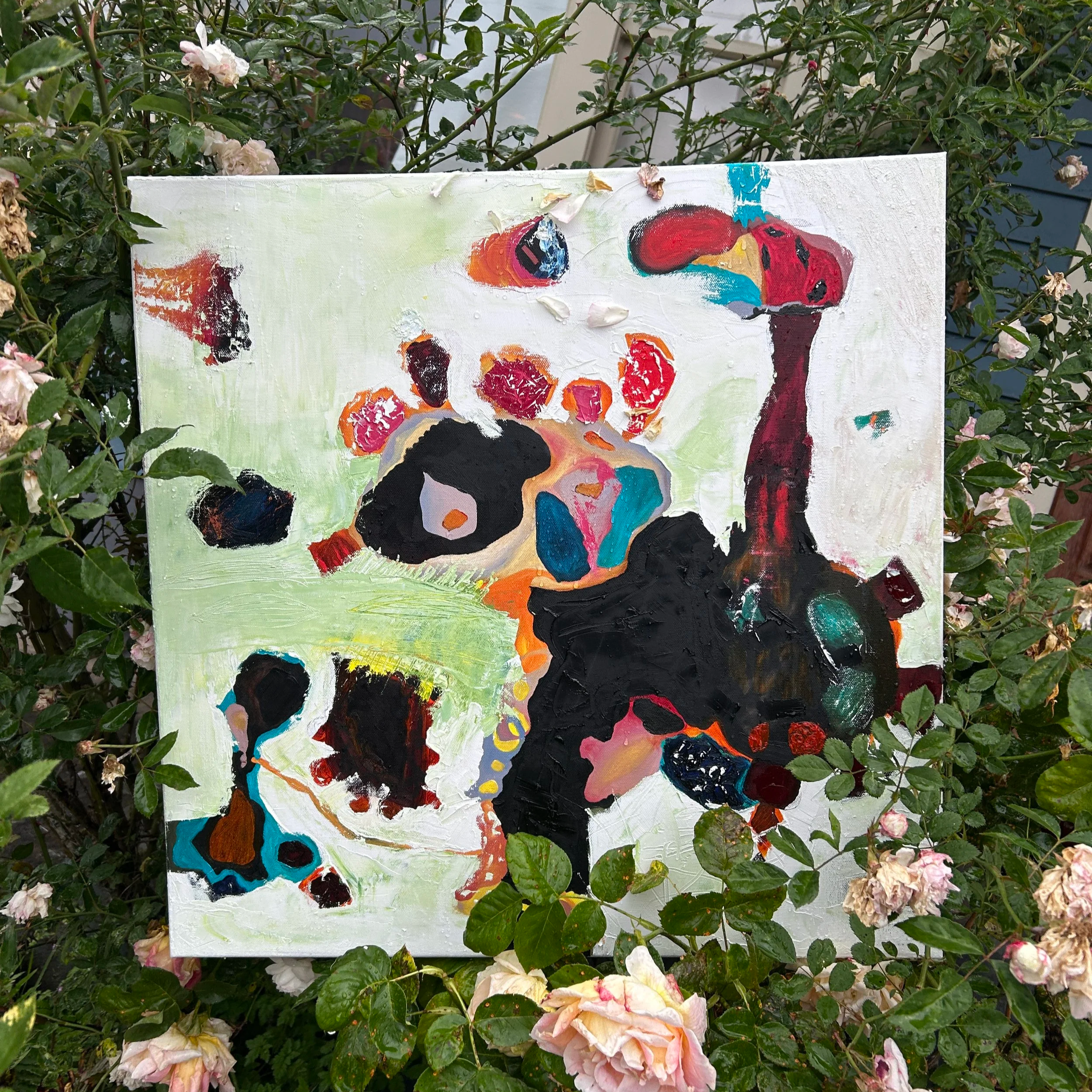 "not everything needs to be beautiful"
oil on canvas
24"x24"