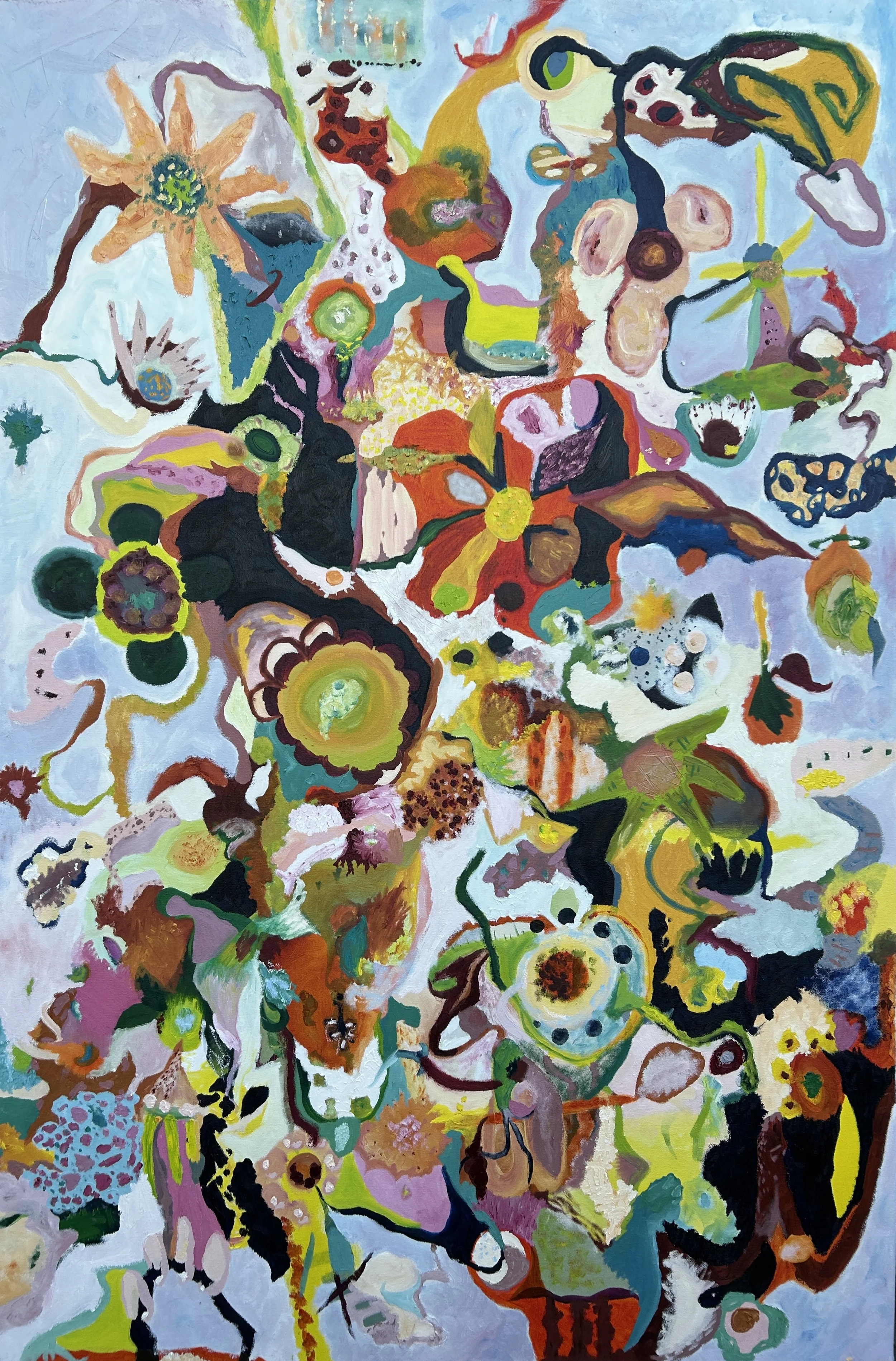 "boss extrude"
oil on canvas
36" x 60"