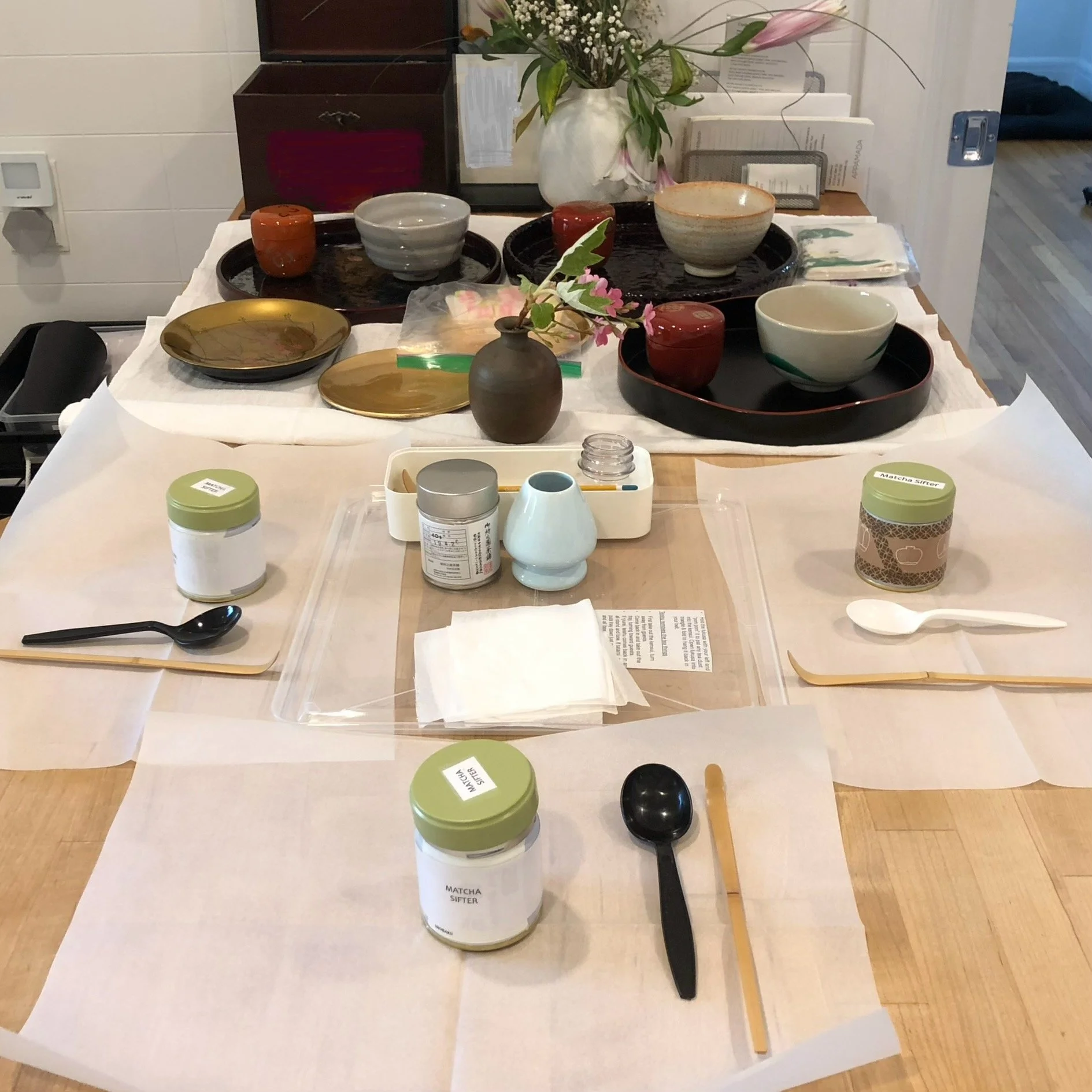 Mizuya (kitchen) prep for lessons