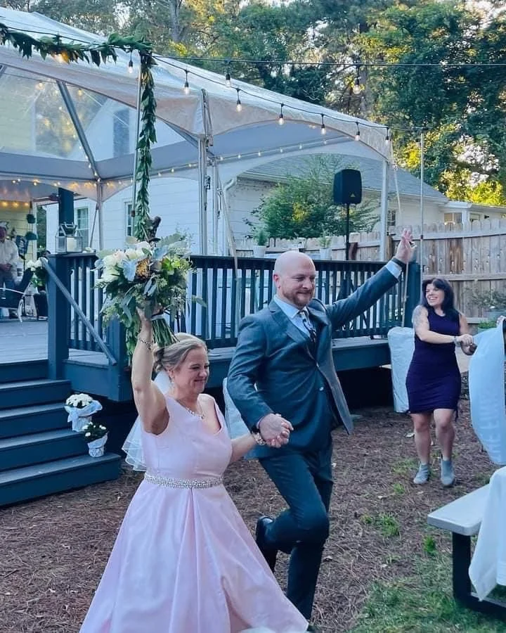 Backyard wedding