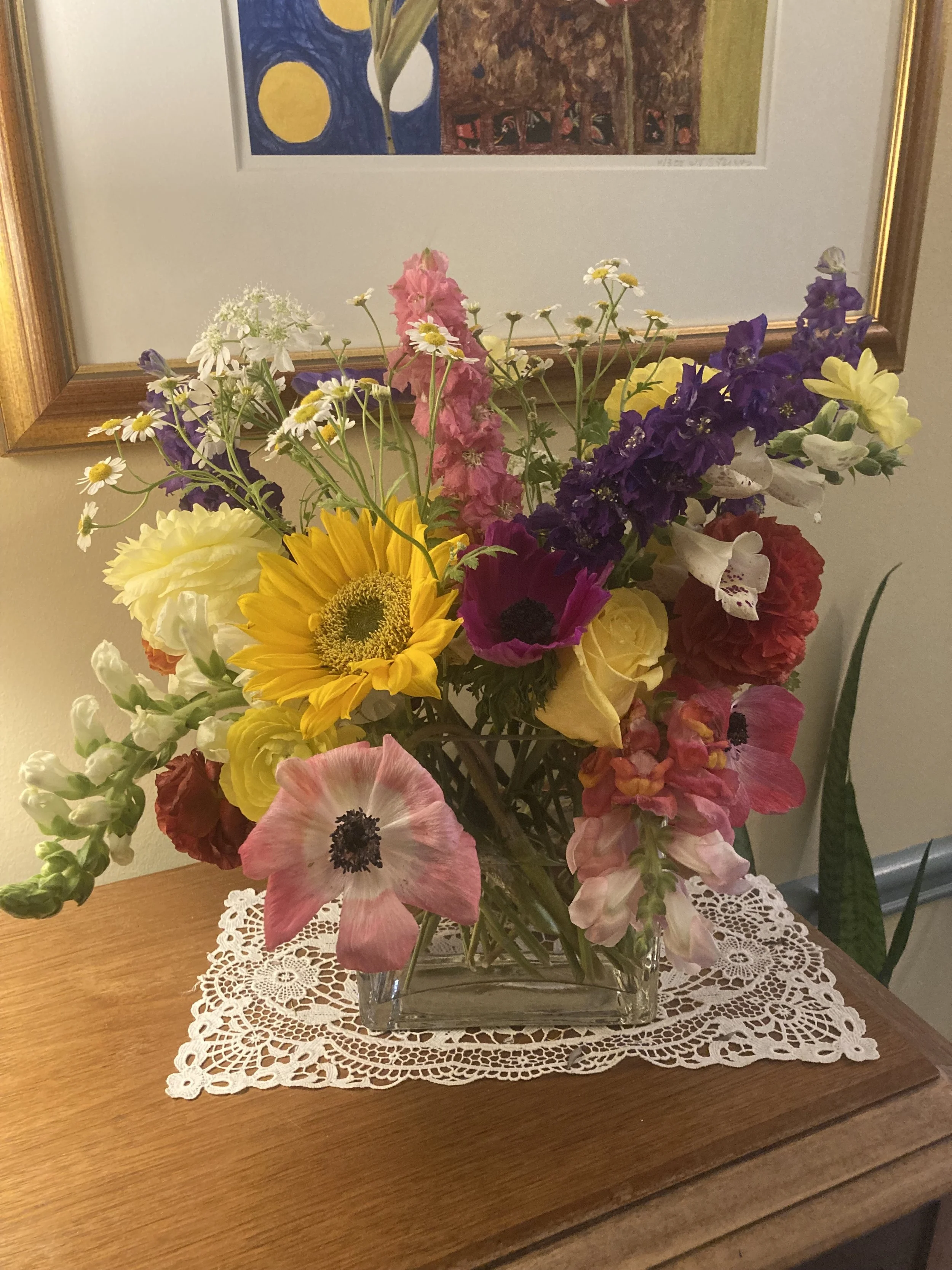 Flowers from the garden