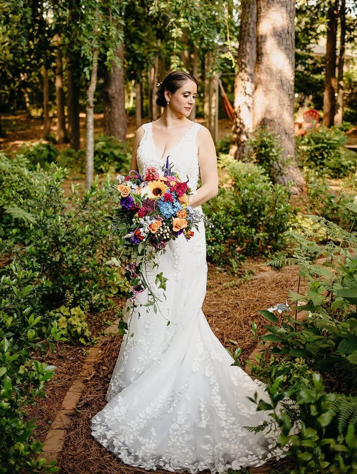 Wildflower bridal bouquet