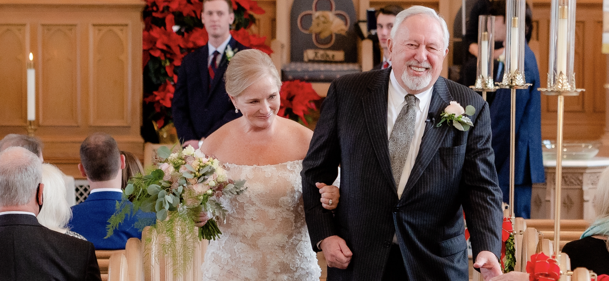 Wedding flowers for a December wedding