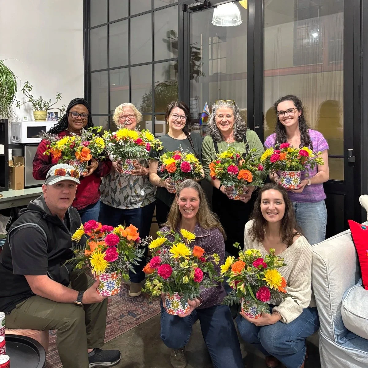 Grocery Store Flower Workshop